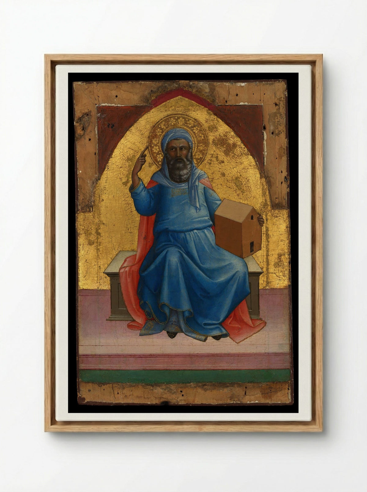 Noah - Lorenzo Monaco - Framed Canvas Wood