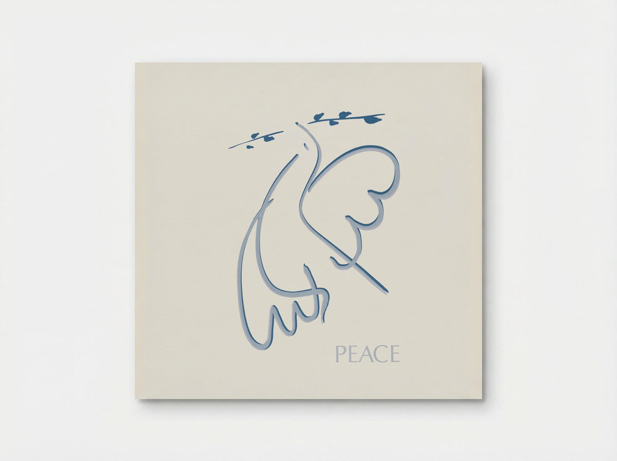 Peace (Dove with Olive Branch) - Fine Art Print - Poster