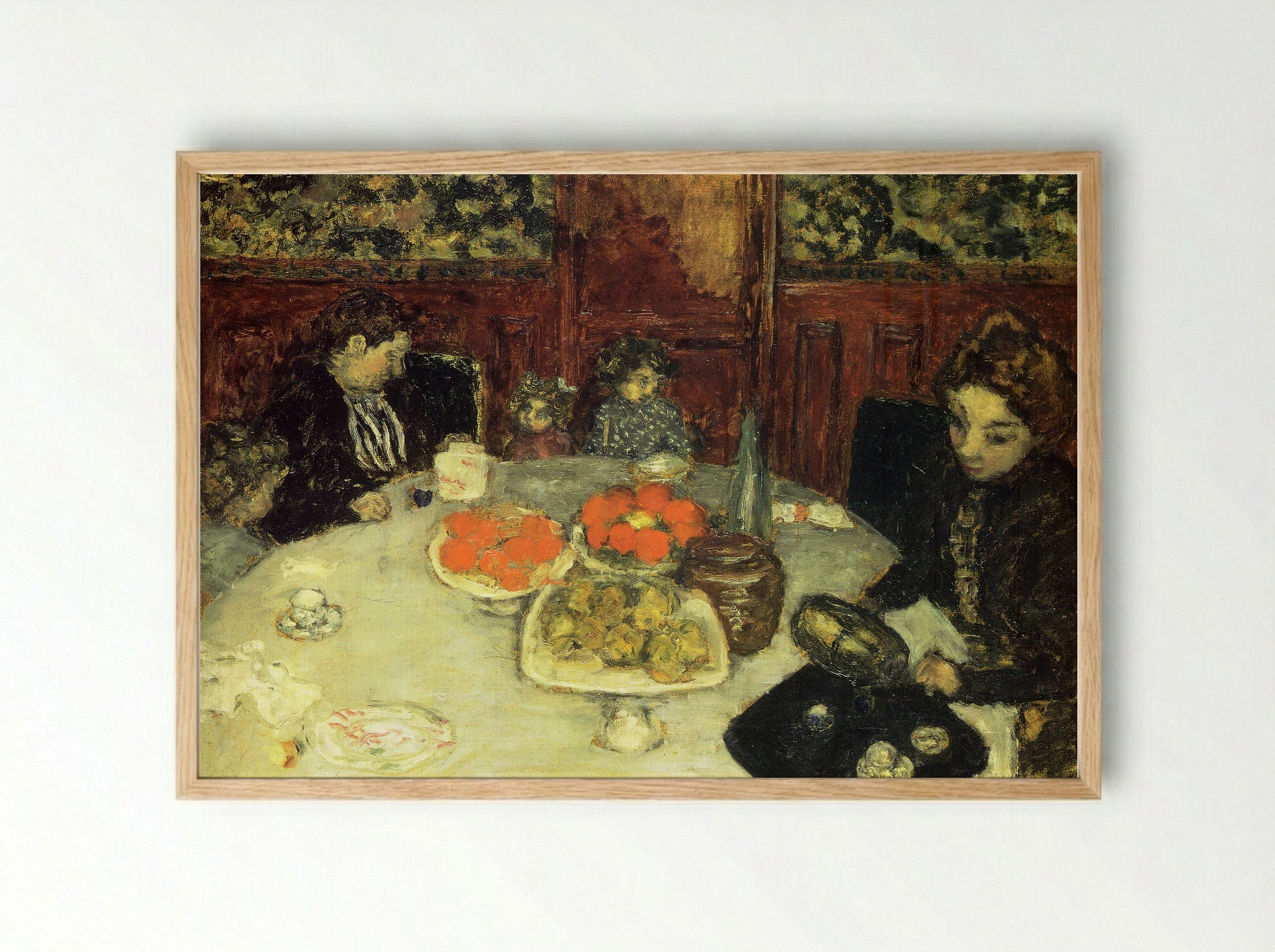 The Luncheon - Pierre-Auguste Renoir - Framed Print Wood