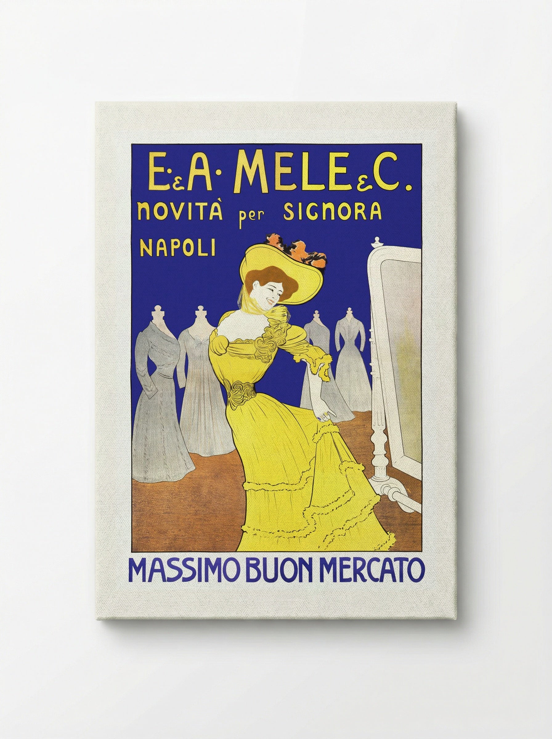 E. & A. Mele & C. - Novita per Signora - Leonetto Cappiello - Canvas
