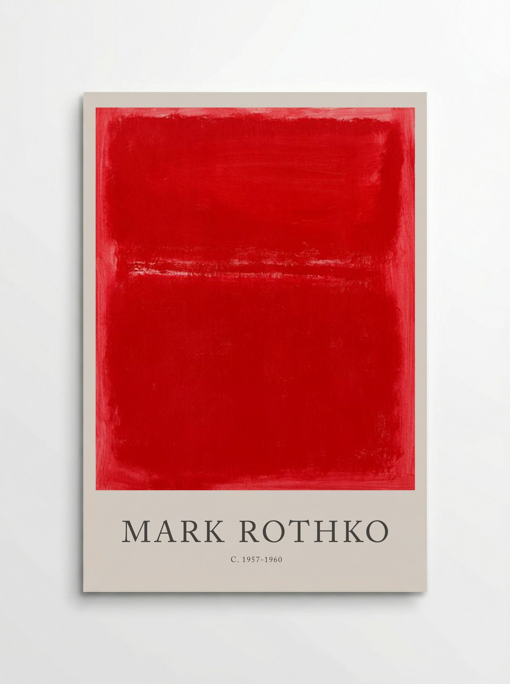 Untitled (Red Rectangle) - Mark Rothko - Poster