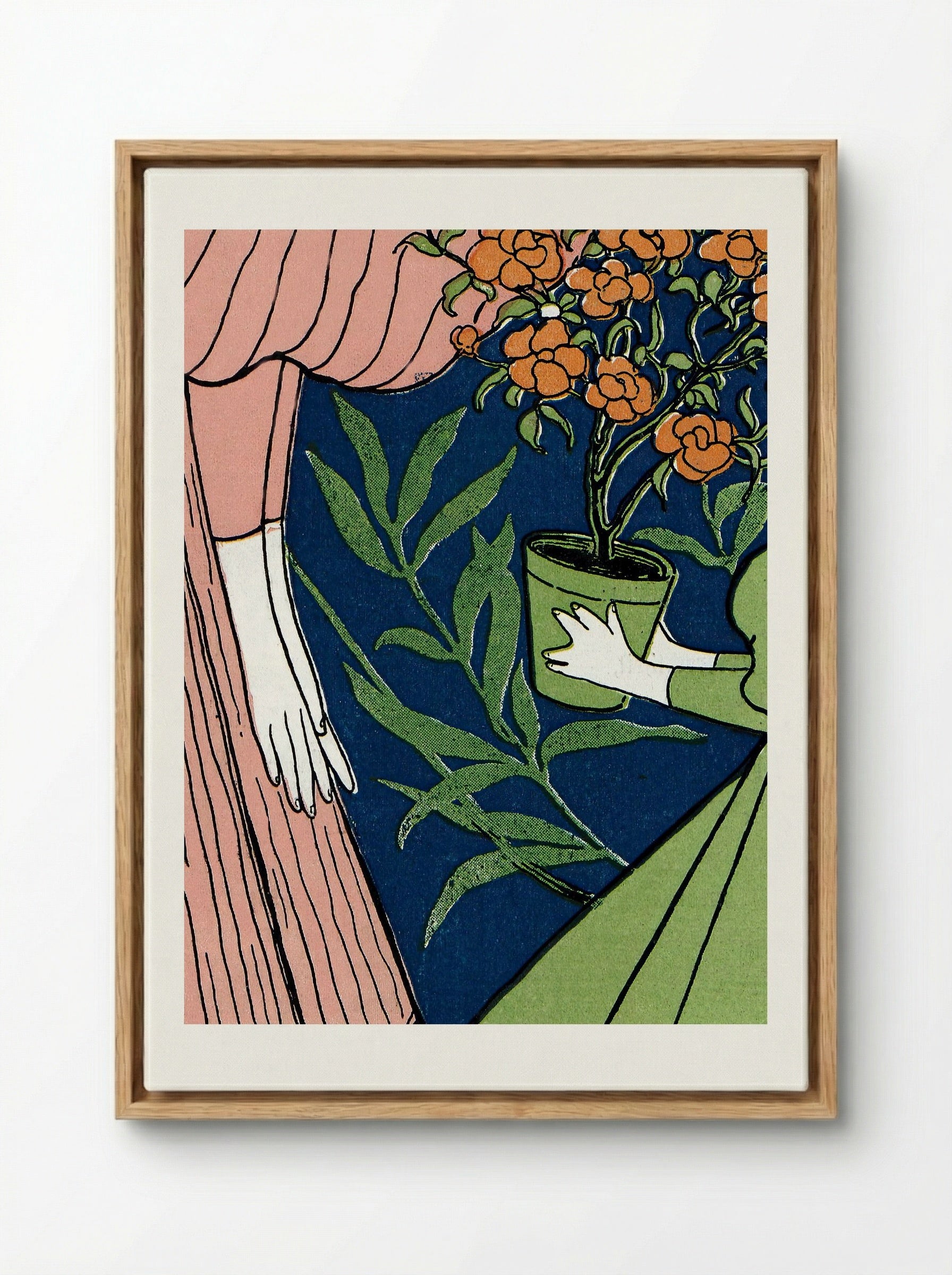 Jugend, Issue No. 40 - Josef Rudolf Witzel - Framed Canvas Wood