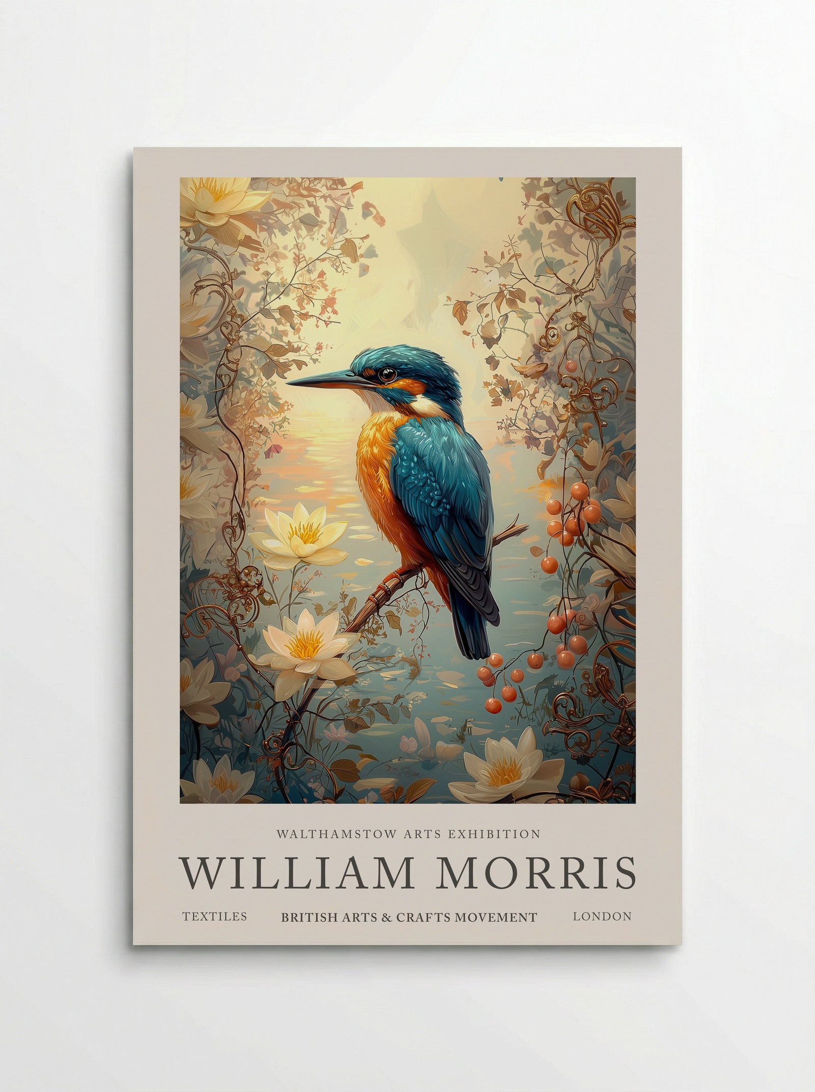 Kingfisher Calm - William Morris