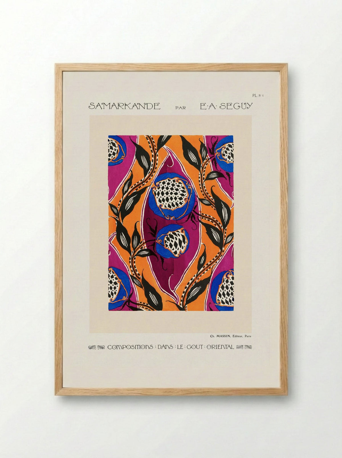 Samarkande, Planche No. 4 - Émile-Allain Séguy - Framed Print Wood