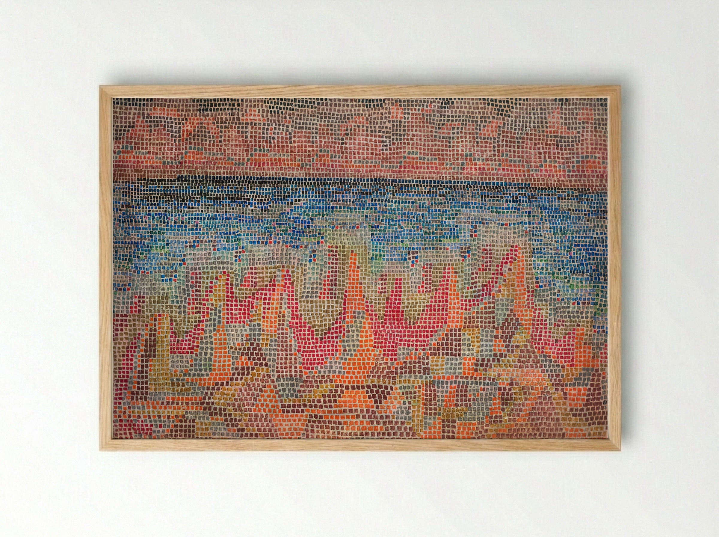 Klippen am Meer (Cliffs by the Sea) - Paul Klee - Framed Print Wood