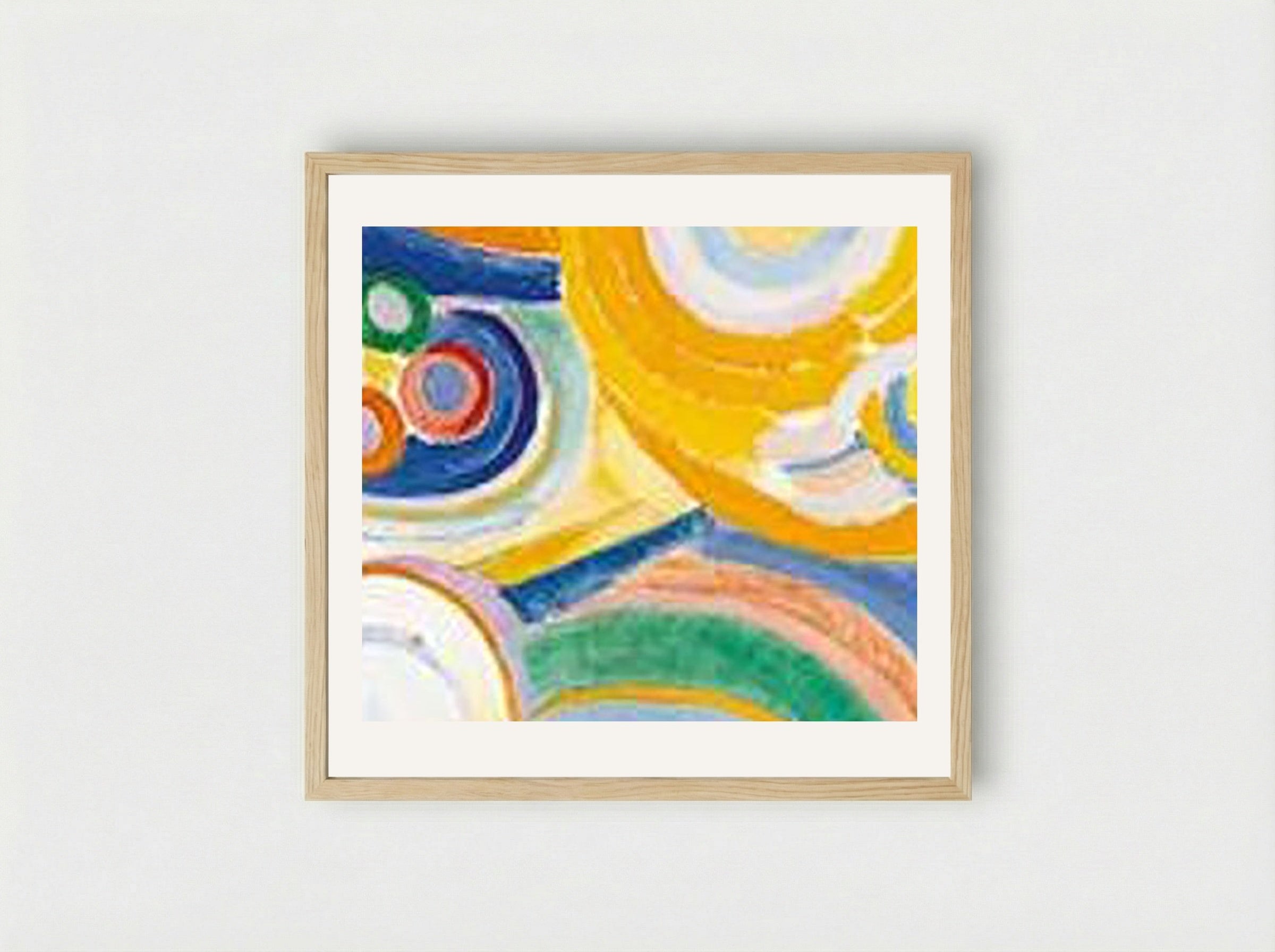 Tall Portuguese Woman - Robert Delaunay - Framed Print Wood
