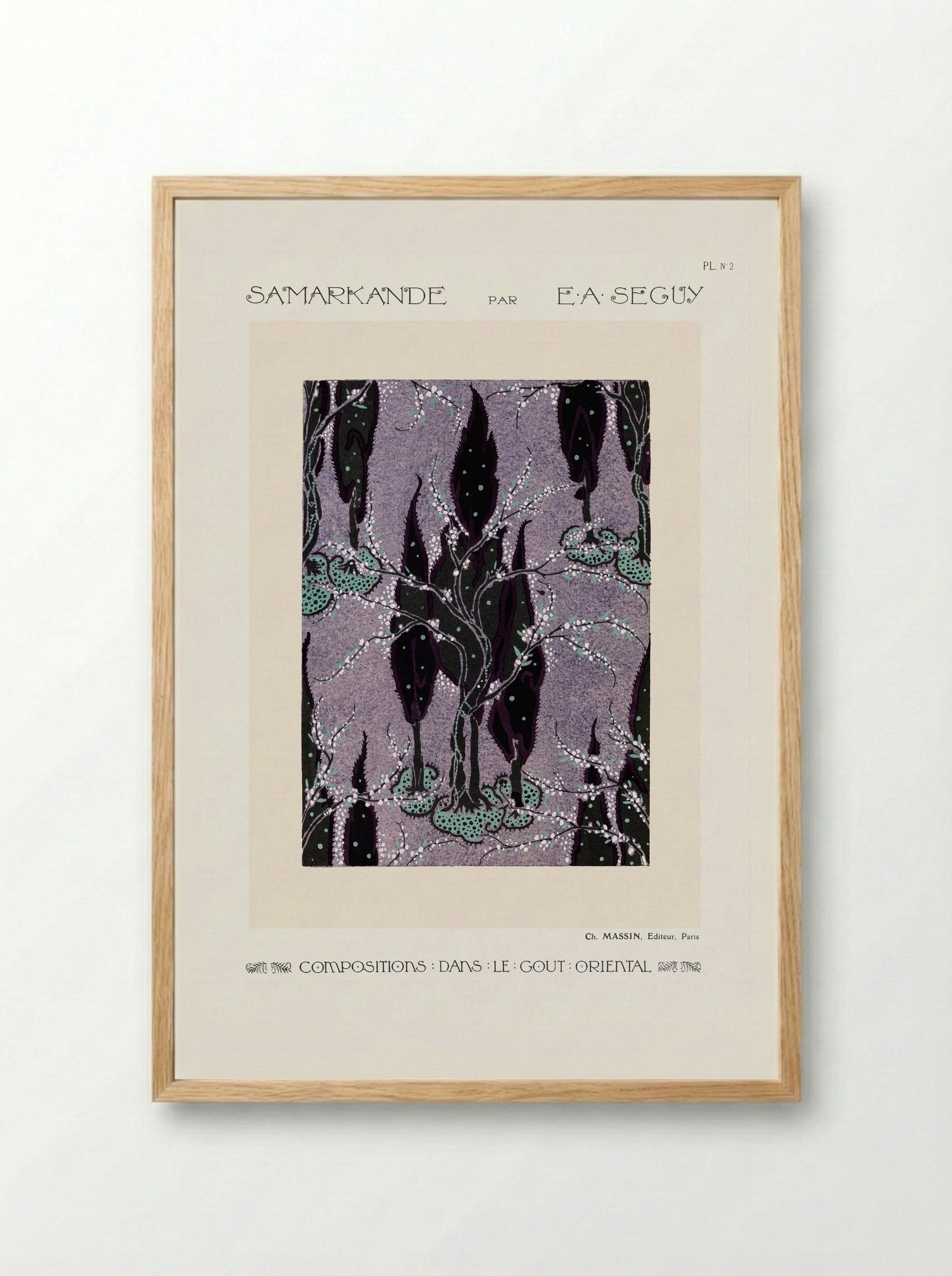 Samarkande, Plate No. 2 - Émile-Allain Séguy - Framed Print Wood