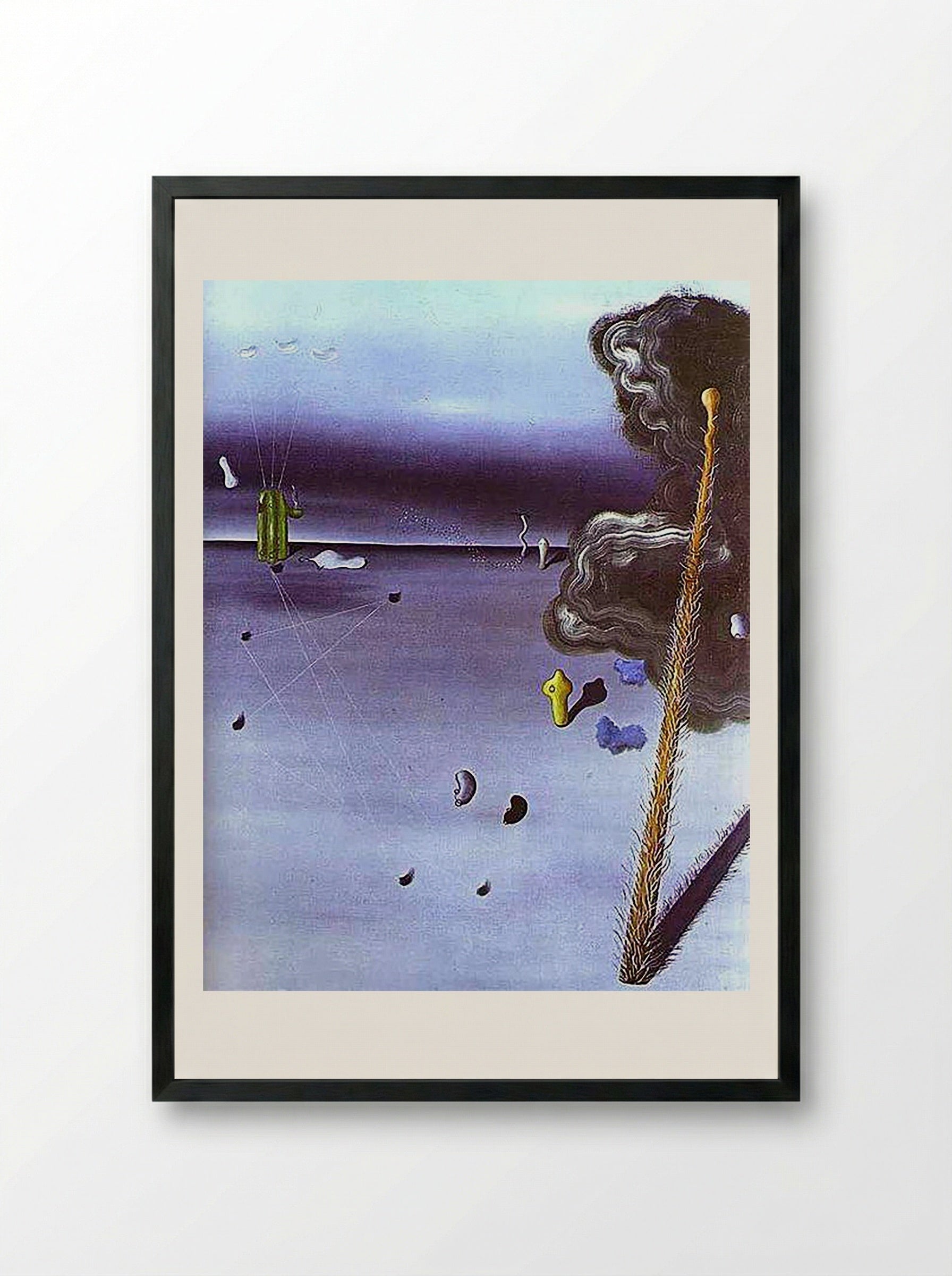 Mama, Papa is Wounded! - Salvador Dalí - Framed Print Black