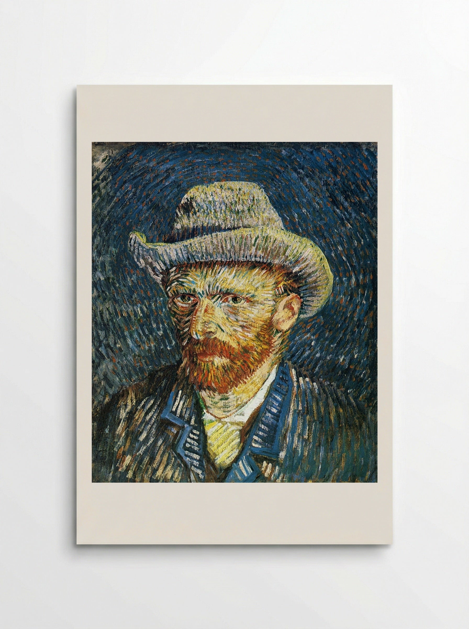 Self-Portrait with Felt Hat - Vincent van Gogh - Poster