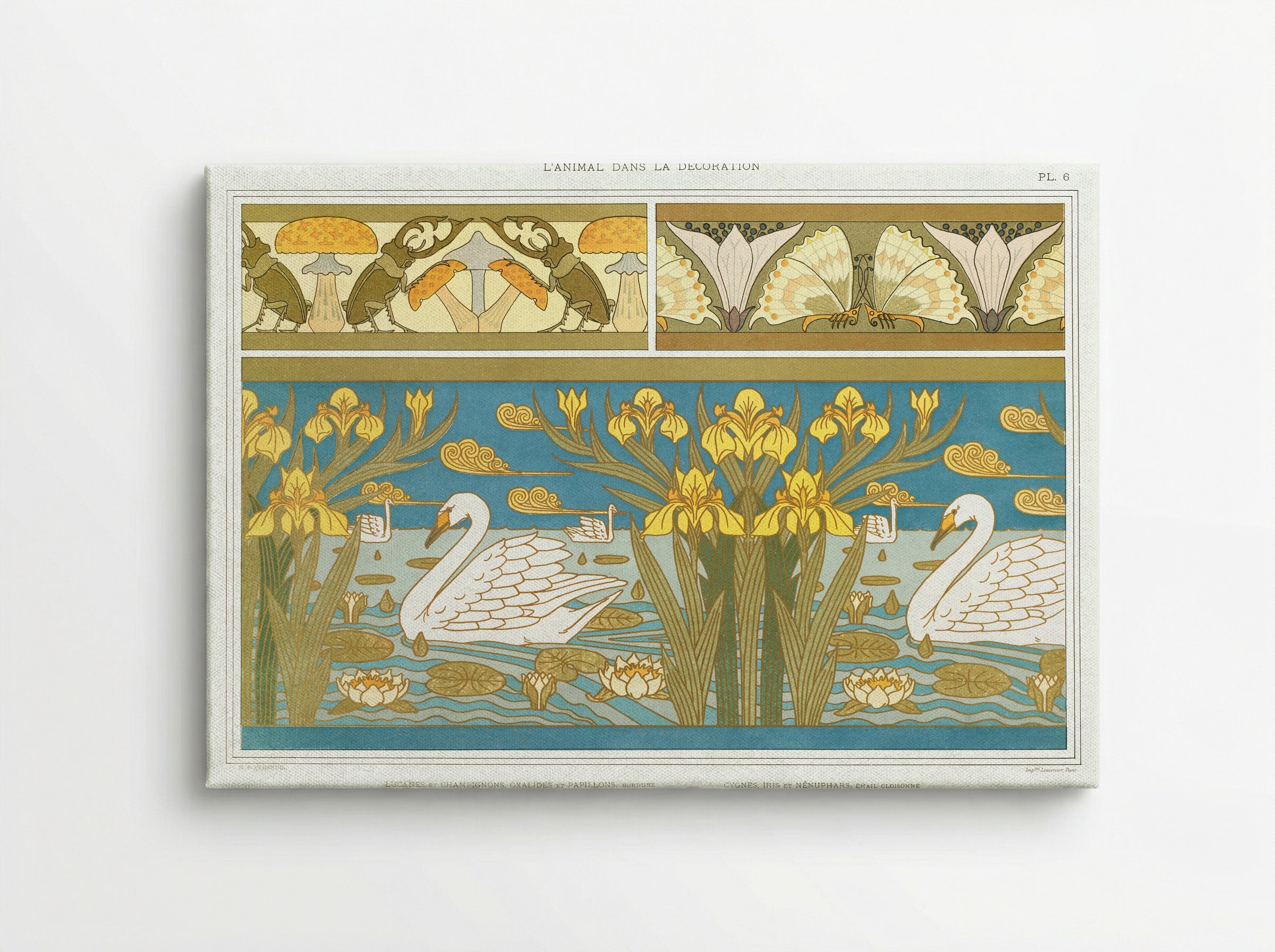 L'Animal dans la Décoration, Plate 6 - Maurice Pillard Verneuil - Canvas