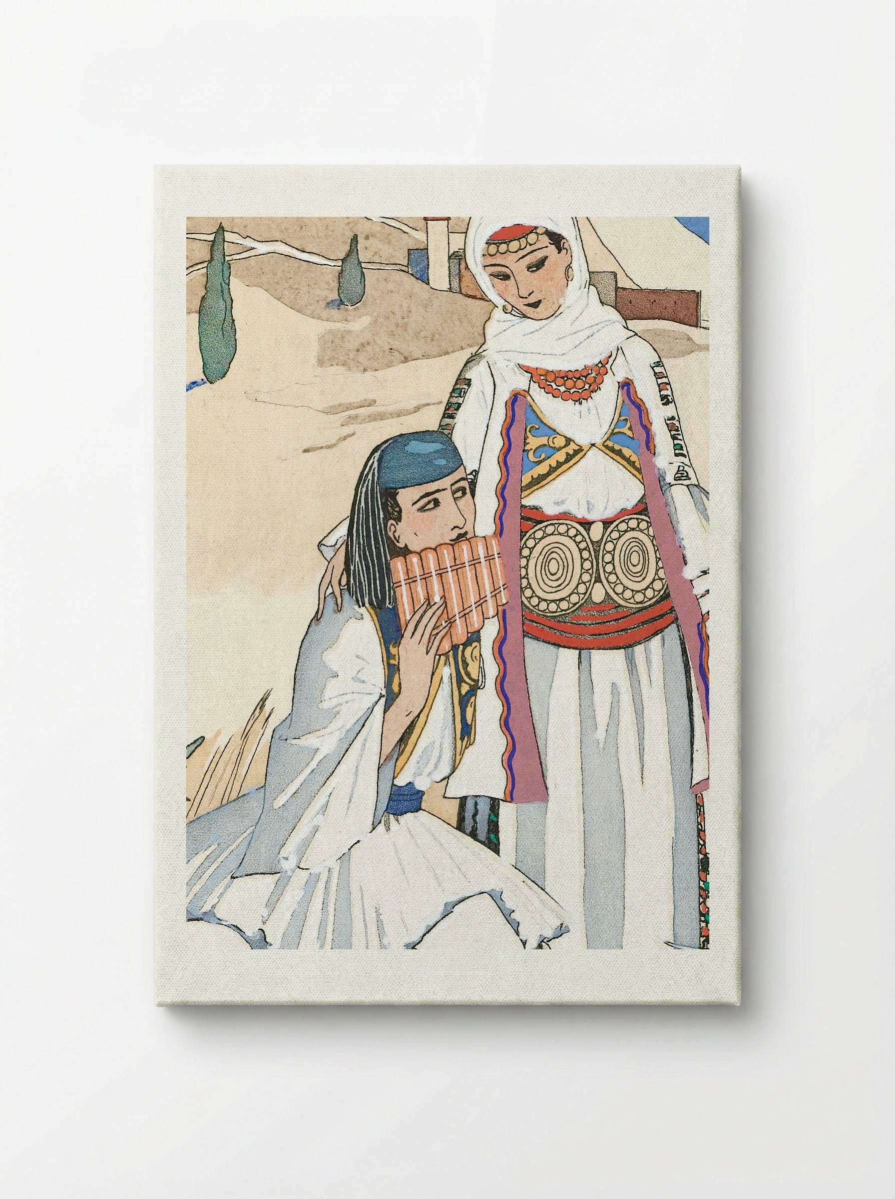 La Flûte de Pan - George Barbier - Canvas