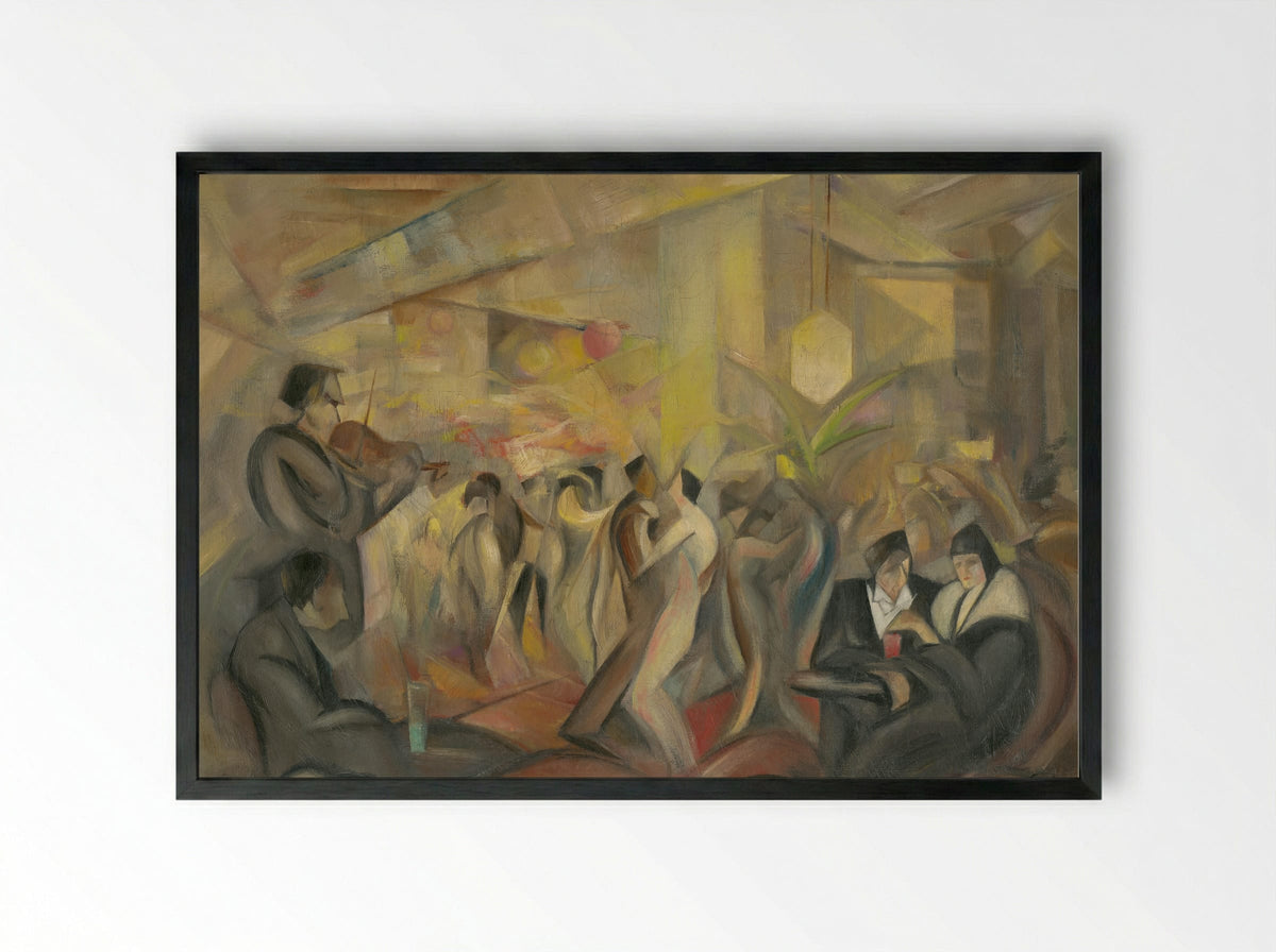 Paris Cafe - Zolo Palugyay - Framed Print Black