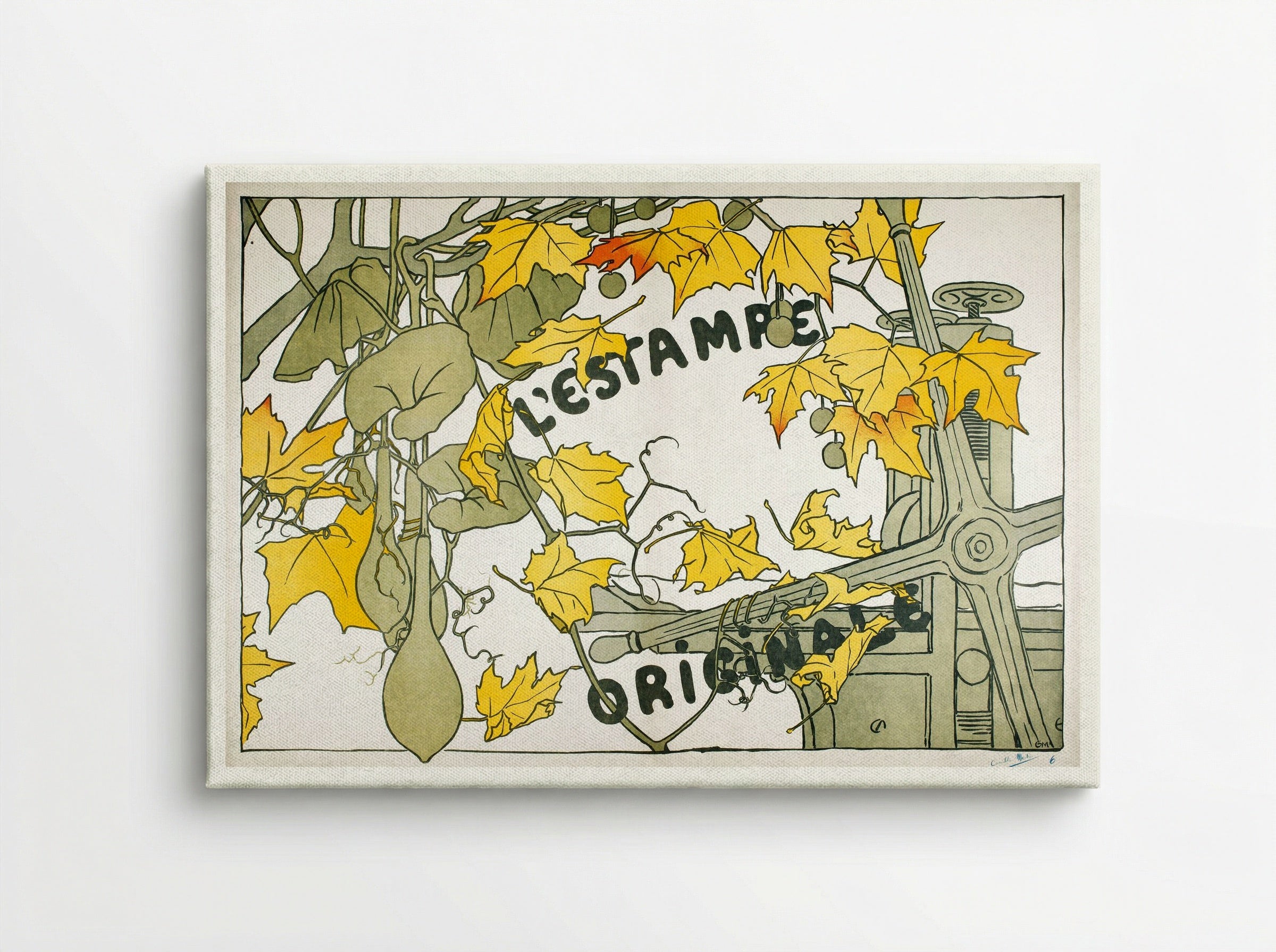 Cover for the Second Year of L'Estampe Originale - Camille Martin - Canvas