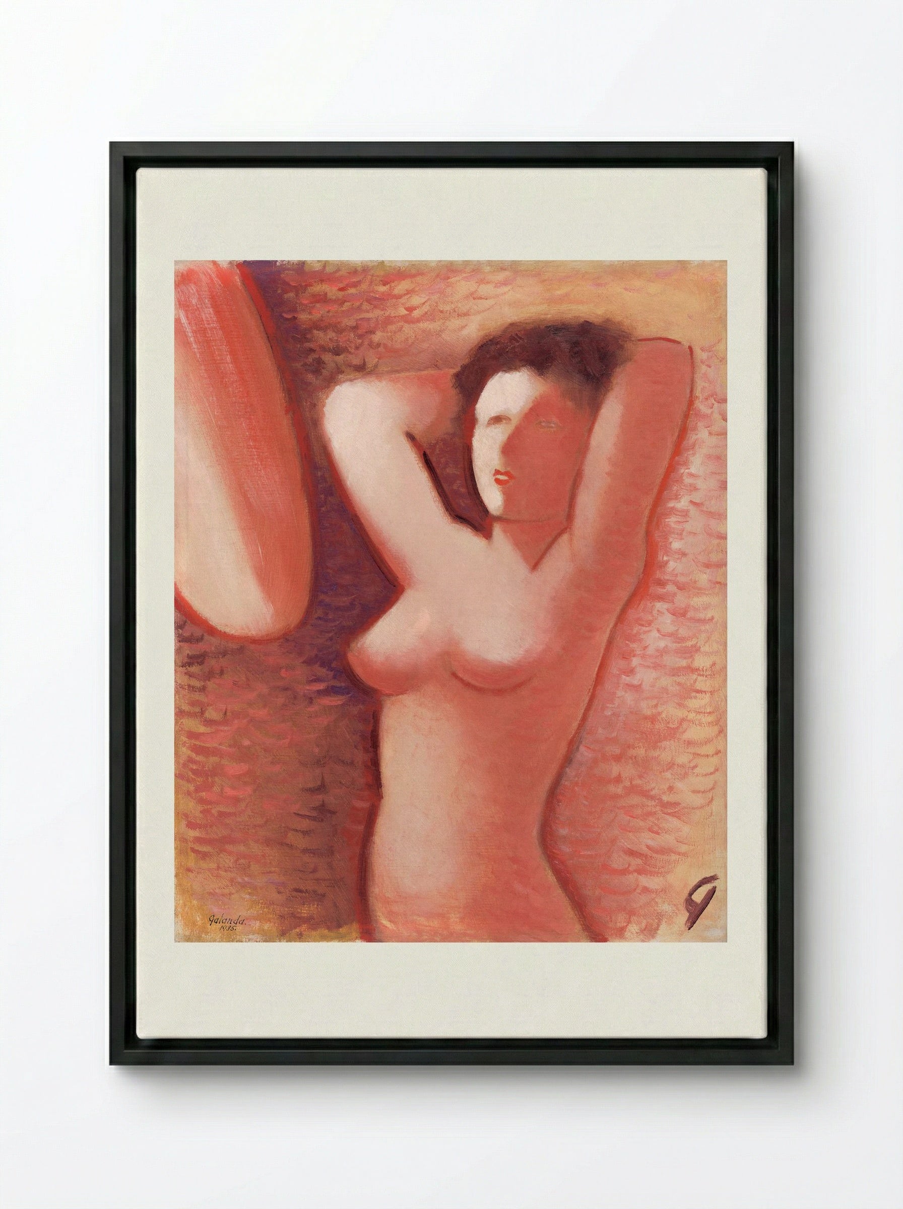 Morning - Mikuláš Galanda - Framed Canvas Black