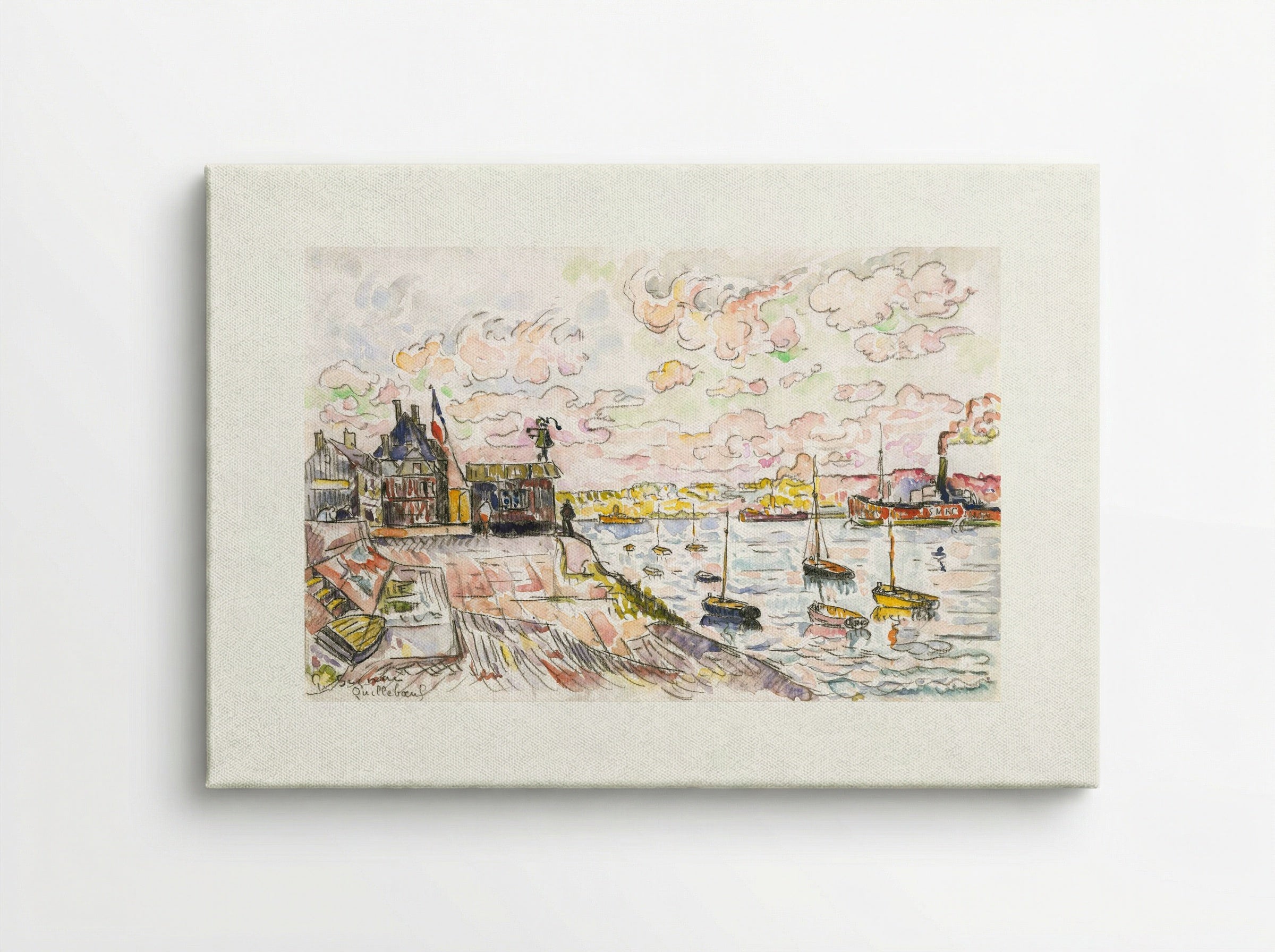 Quilleboeuf - Paul Signac - Canvas