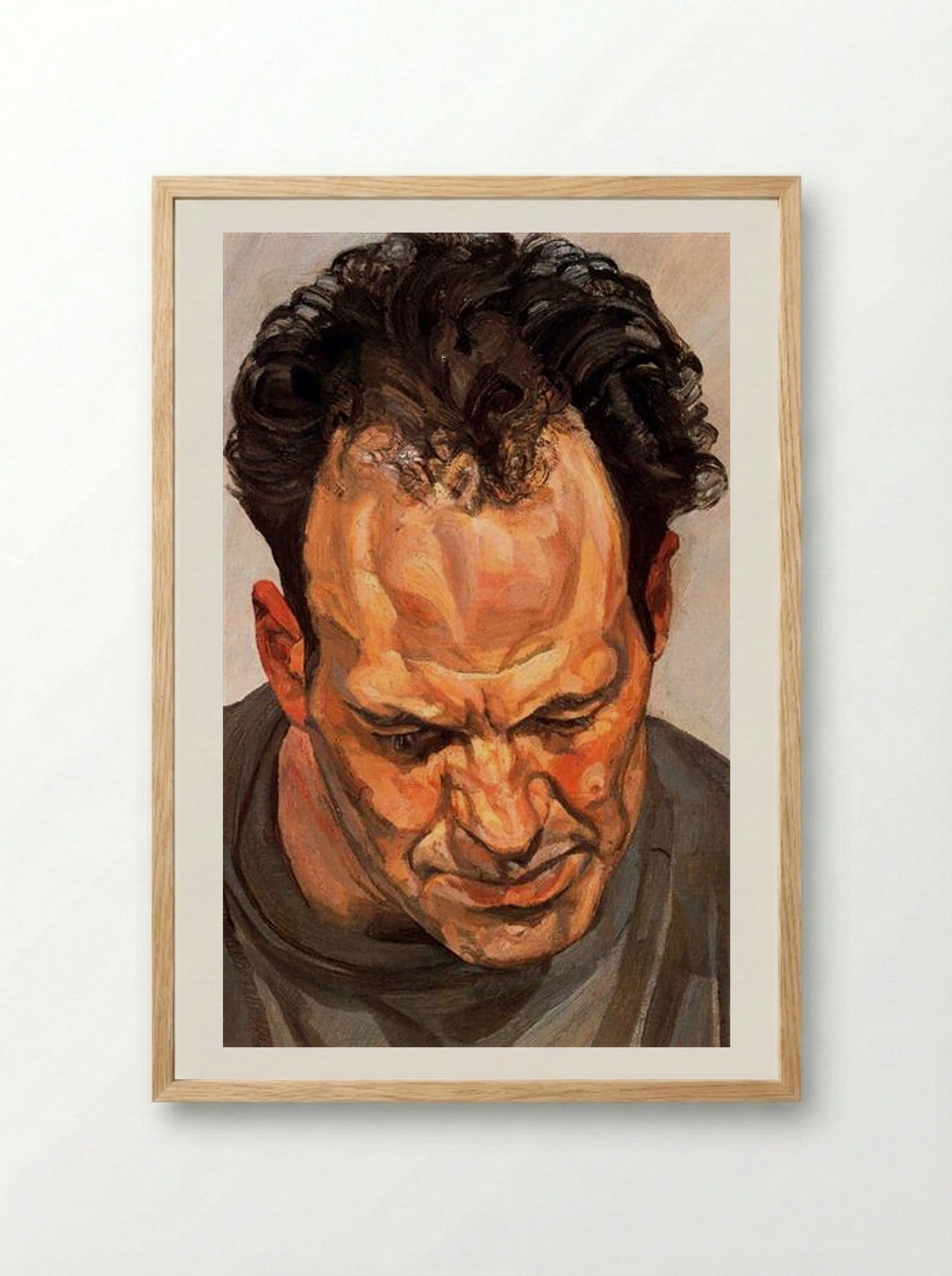 Frank Auerbach - Lucian Freud - Framed Print Wood