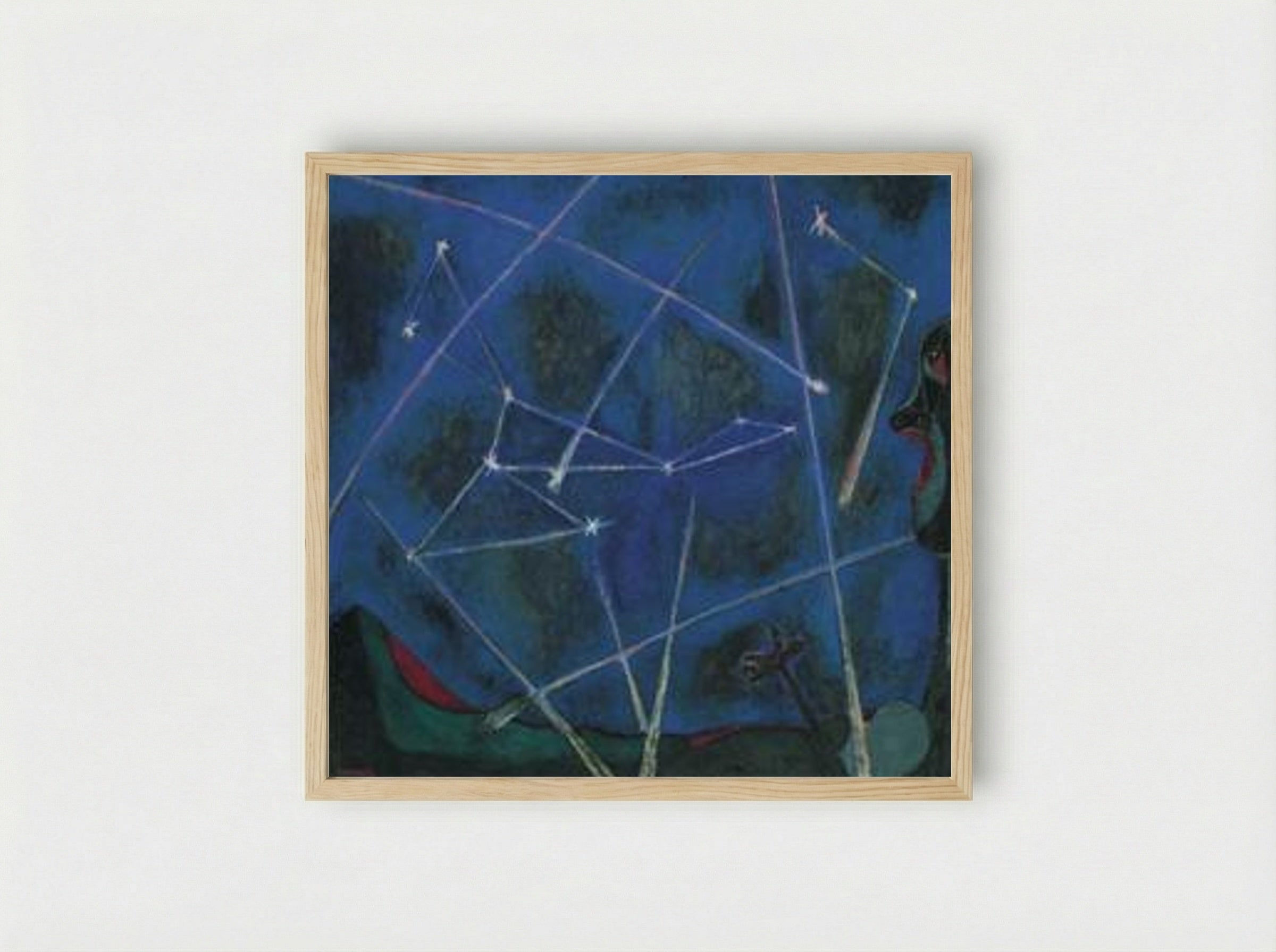 Cuerpos celestes - Rufino Tamayo - Framed Print Wood