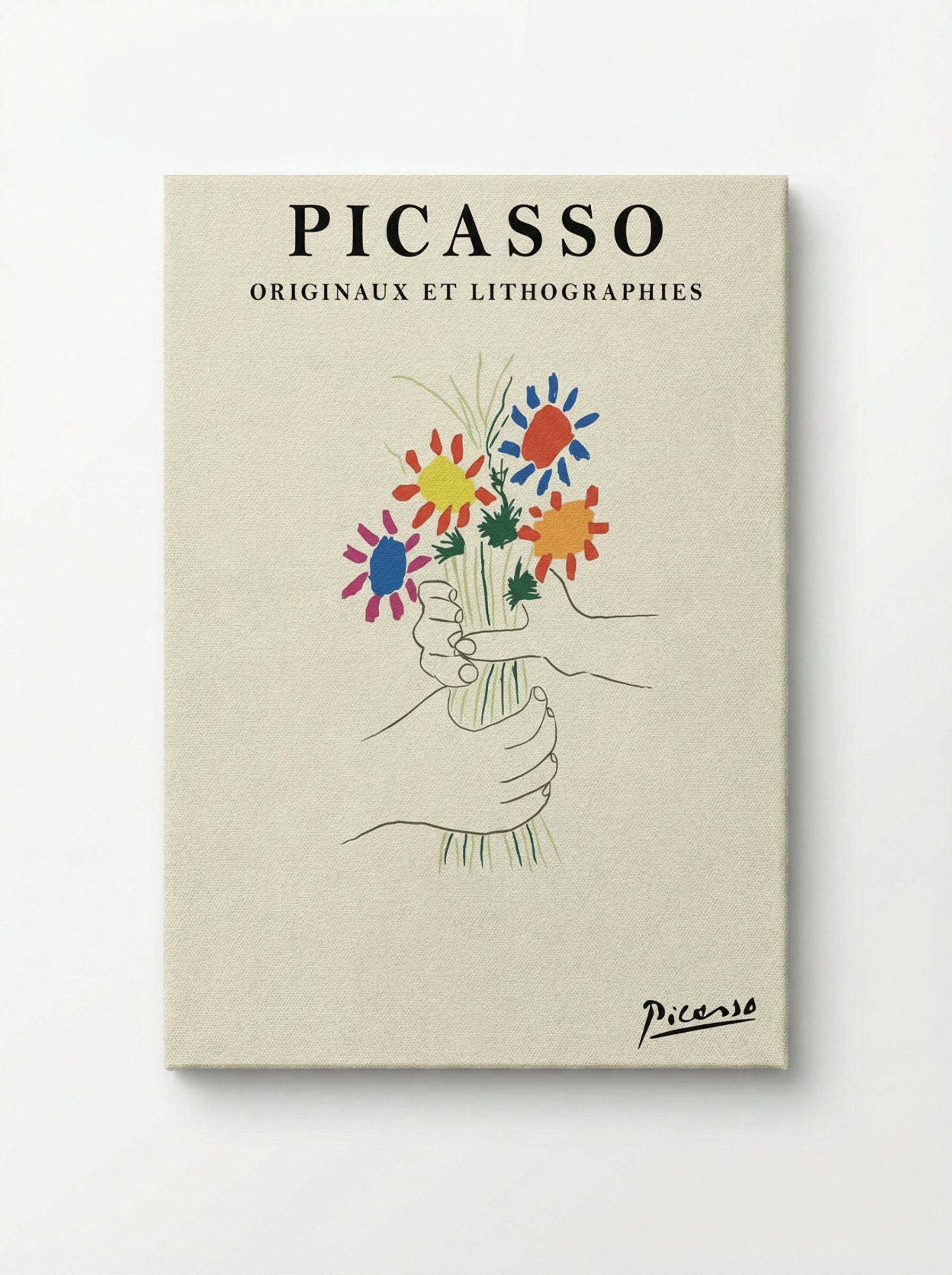 Flowers and Hands - Pablo Picasso