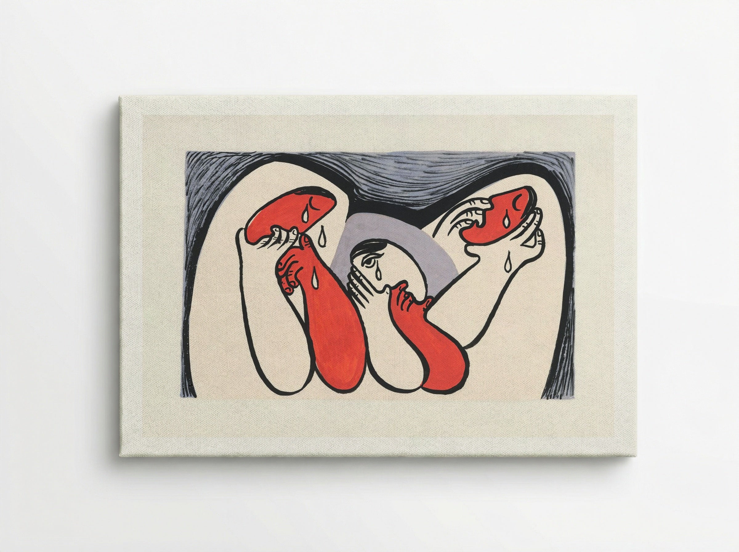 Crying Women - Mikuláš Galanda - Canvas