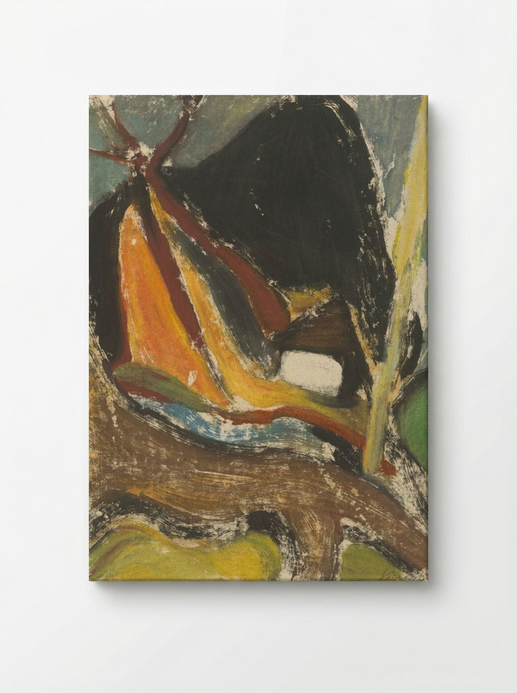 Cottage under the Mountain - Zolo Palugyay - Canvas