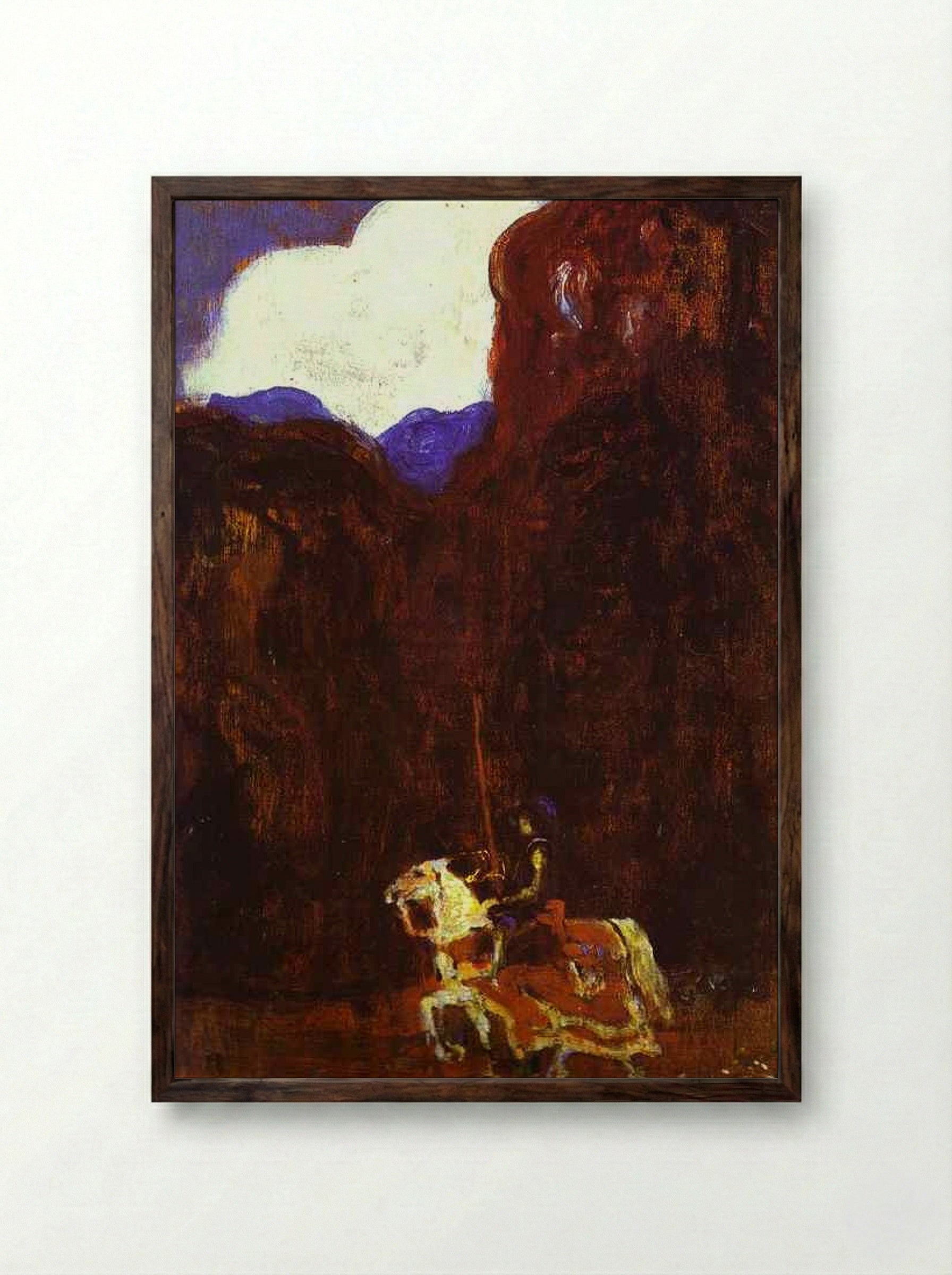 In the Forest - Nicholas Roerich - Framed Print Dark Wood