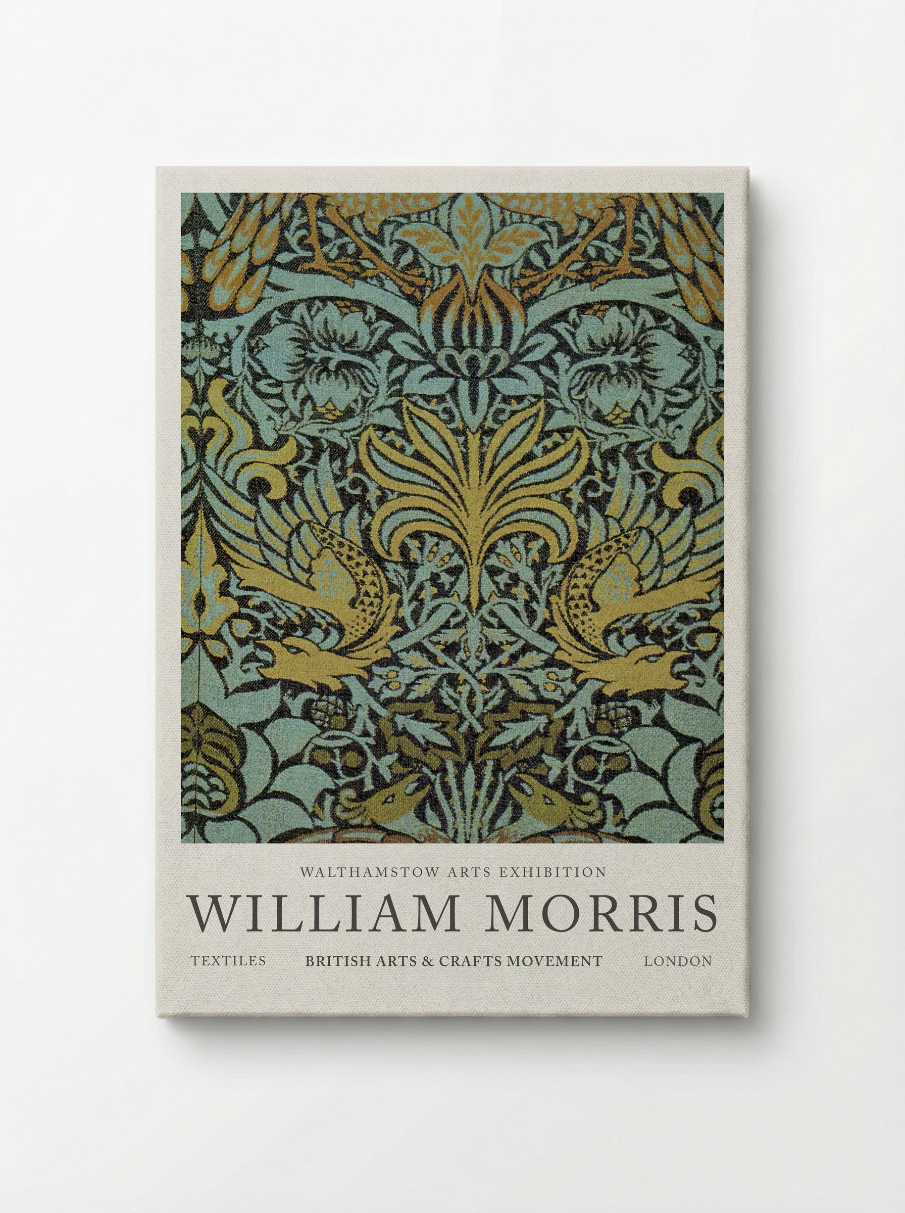 Peacock and Dragon Woven Wool Furnishing Fabric - William Morris