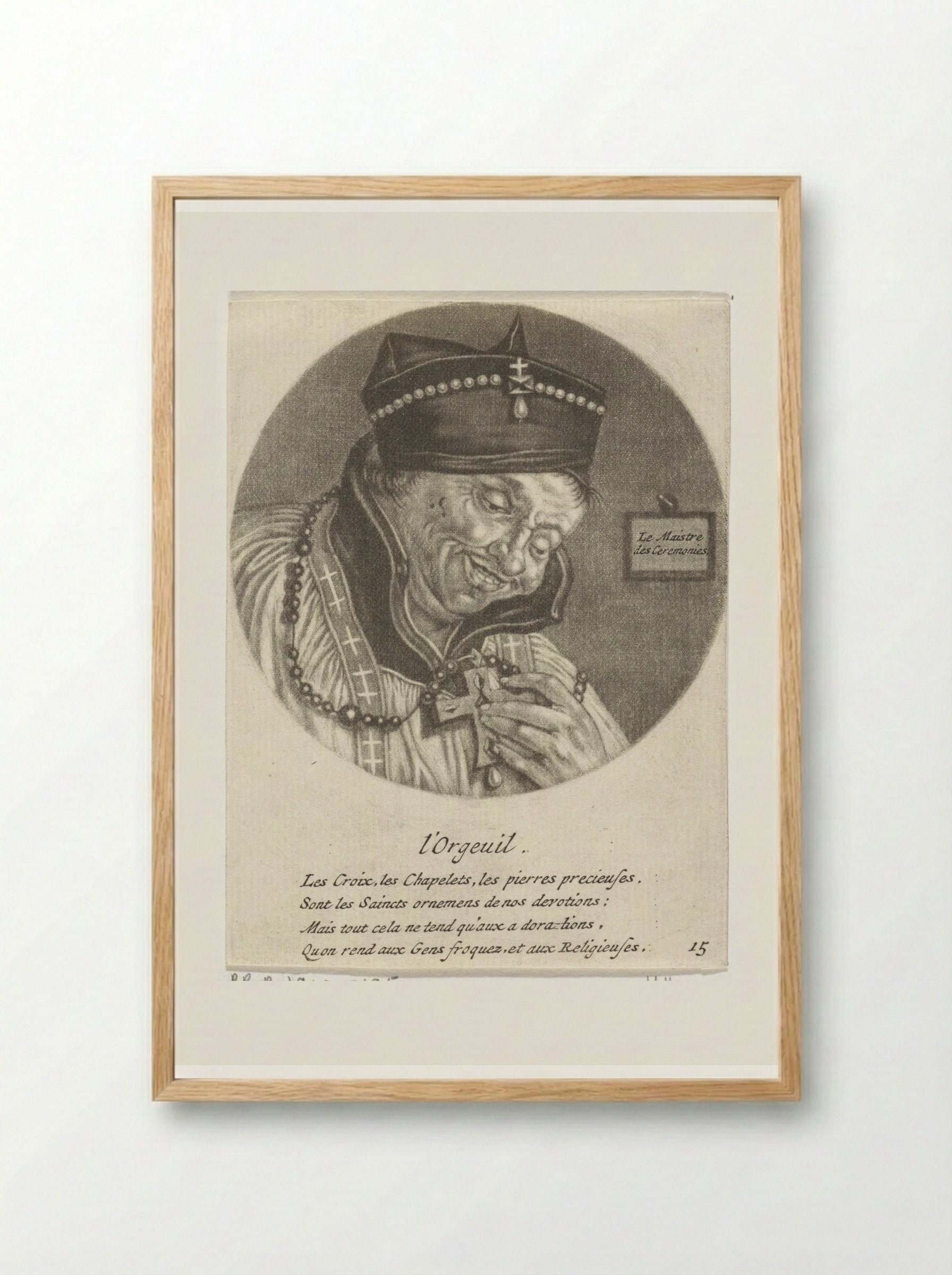 l'Orgeuil (Pride) - Jacob Gole - Framed Print Wood