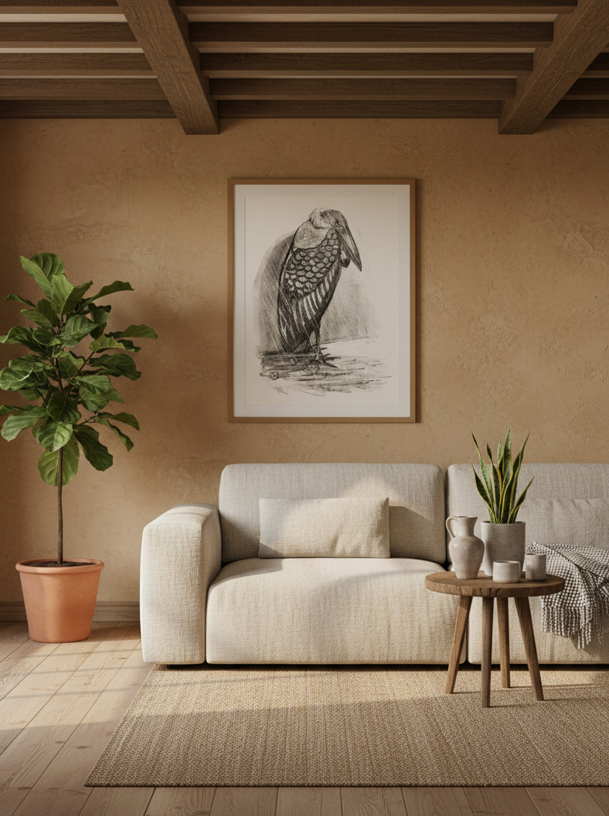 Marabou in the Rain - Theo van Hoytema - Lifestyle