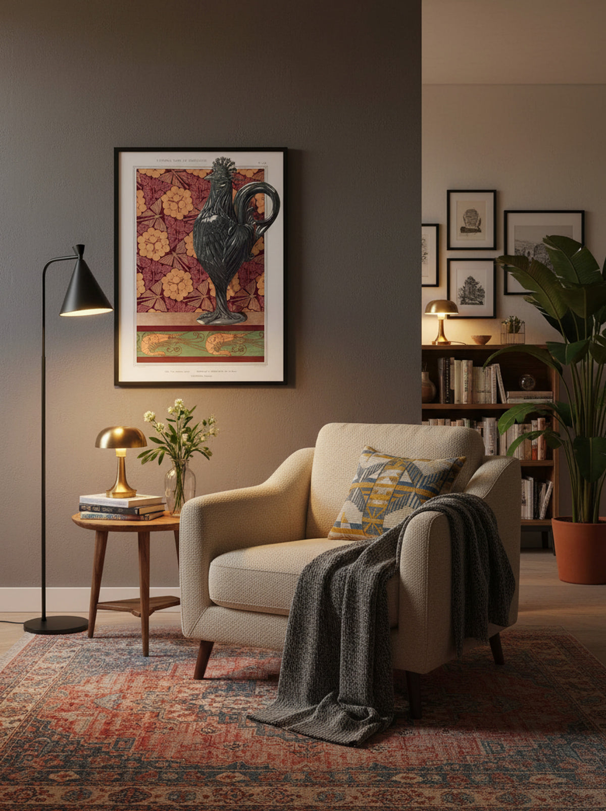 Crevettes, Bordure (from L'animal dans la décoration) - Maurice Pillard Verneuil - Lifestyle