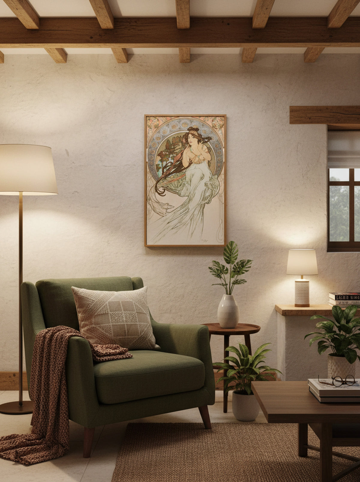 Music, from 'Les Arts' - Alphonse Mucha - Lifestyle