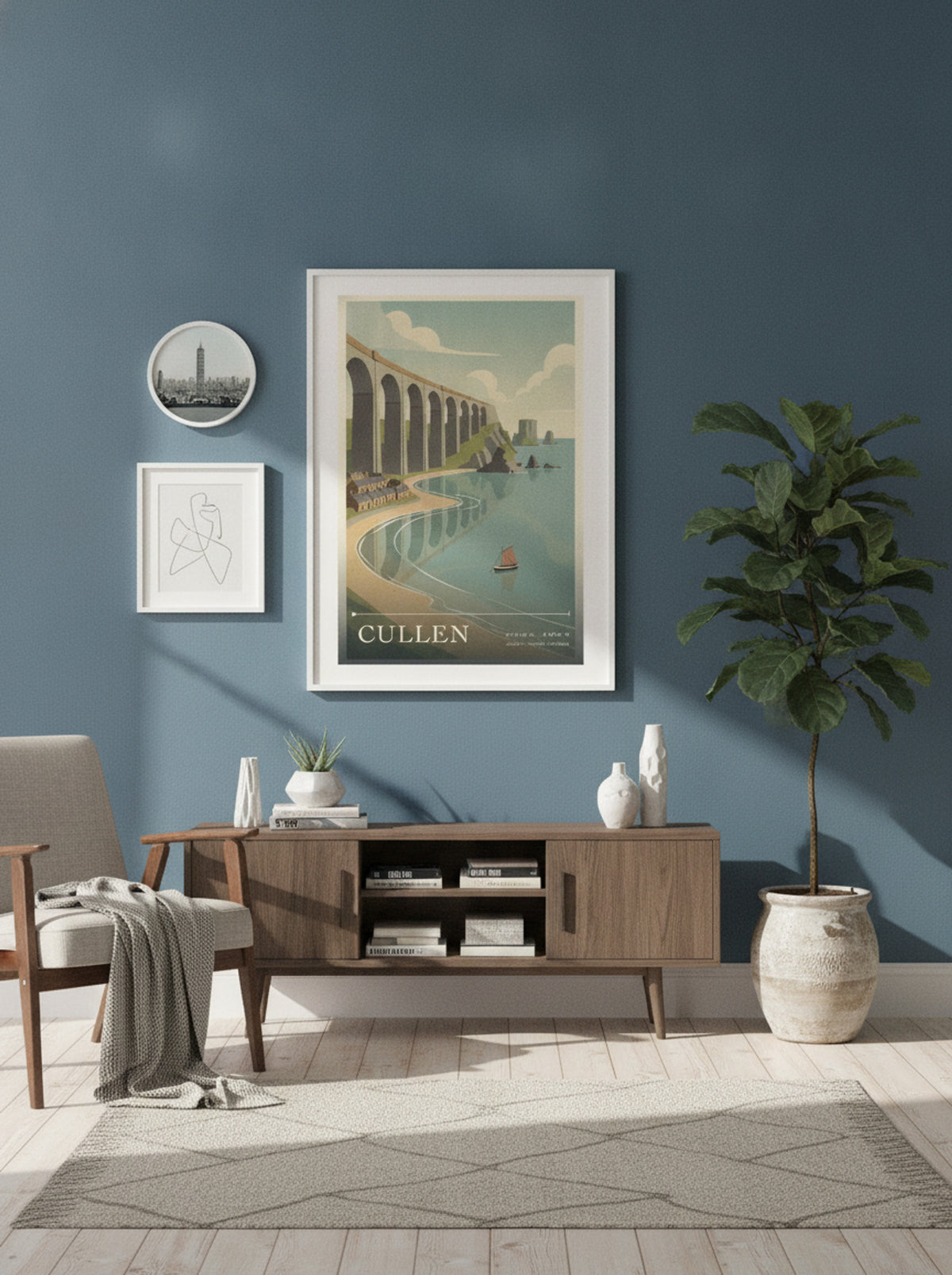 Cullen Moray United Kingdom Travel Poster - Lifestyle
