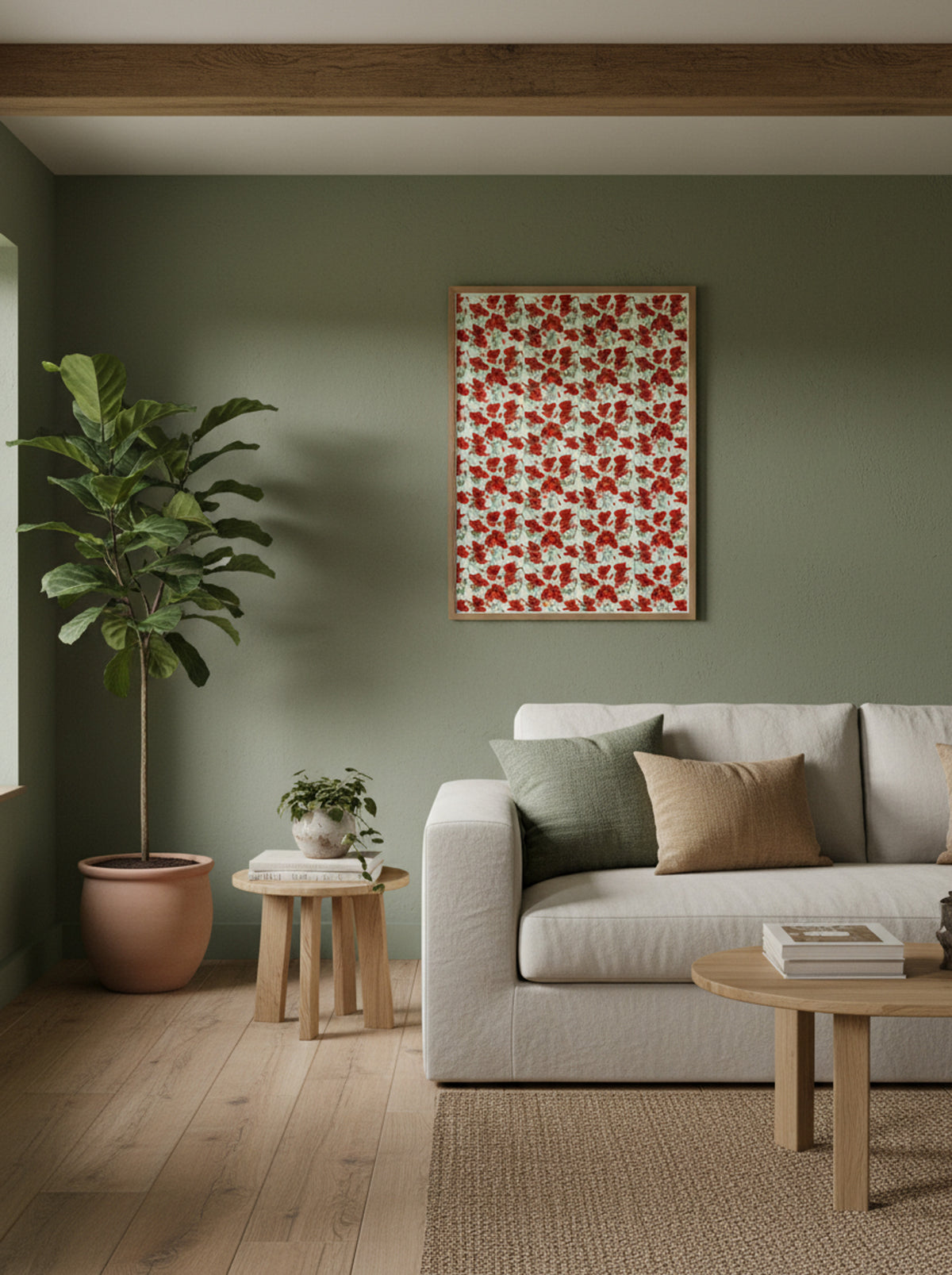 Red Poppy Design - Fine Art Print - Lifestyle