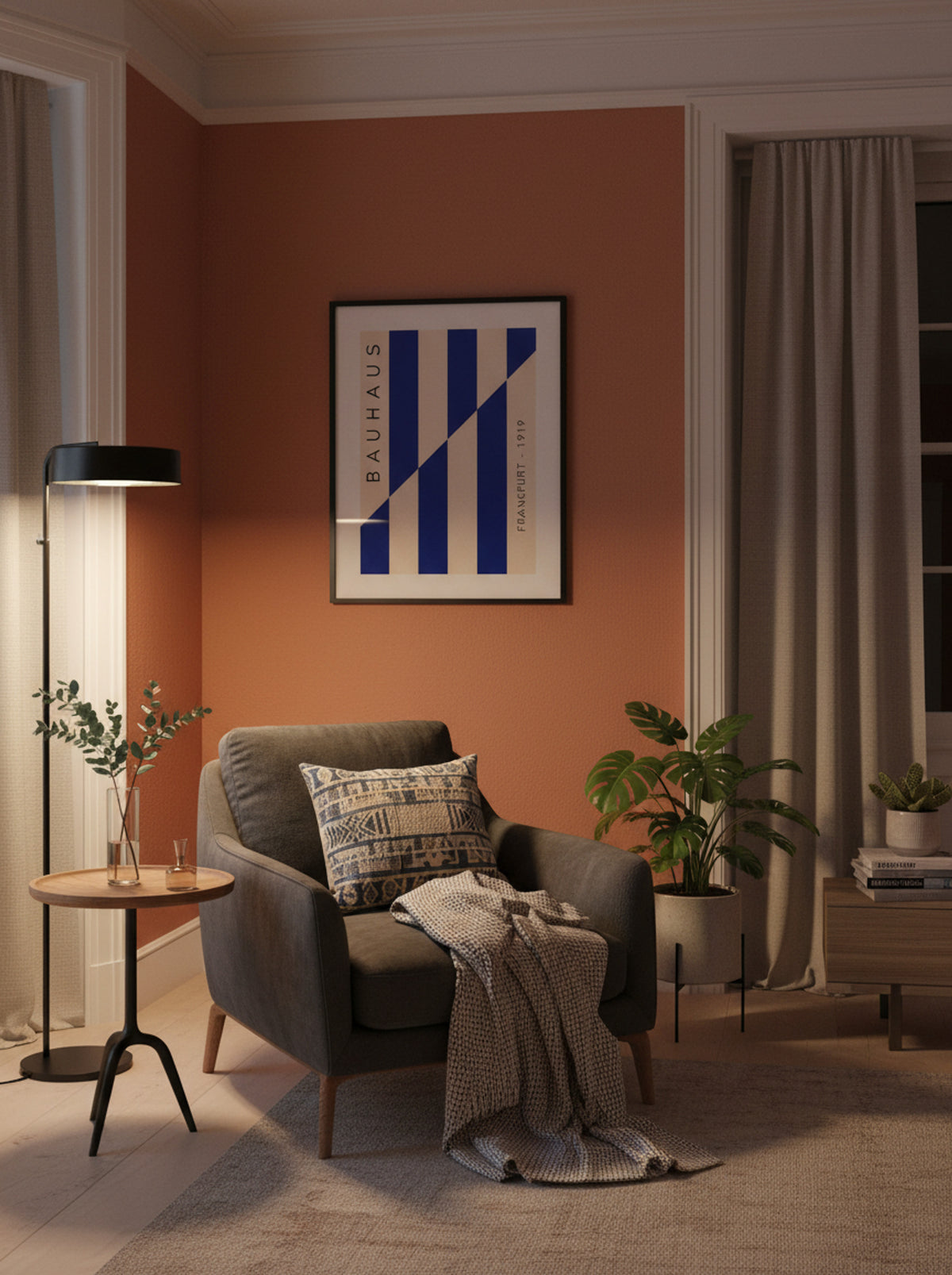 Bauhaus Frankfurt 1919 Geometric Art Print - Lifestyle