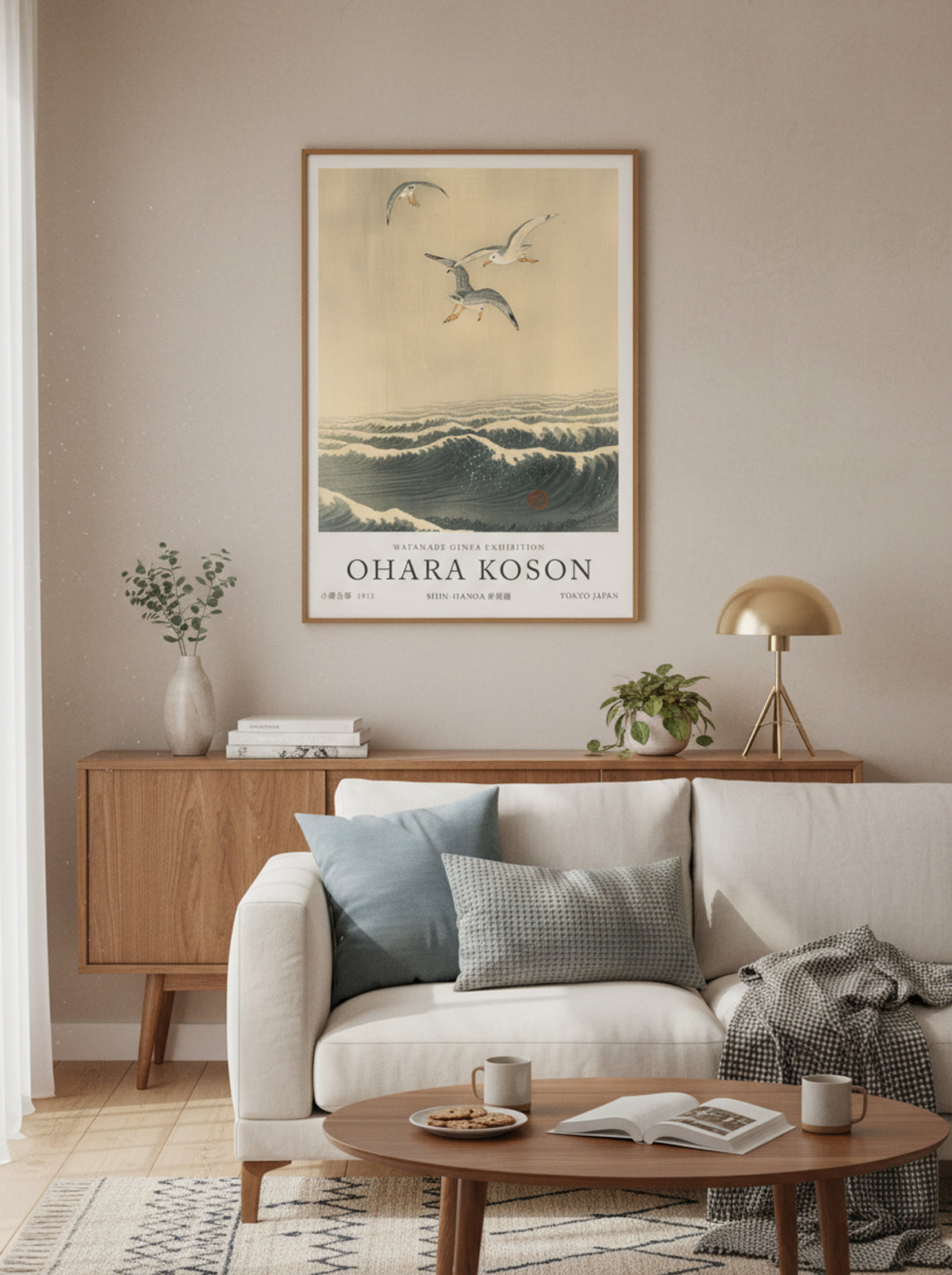 Seagulls Over The Waves - Ohara Koson - Lifestyle