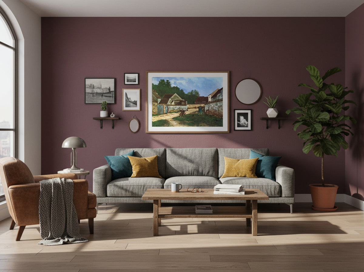 Dorfstrasse in Marlotte - Alfred Sisley - Lifestyle