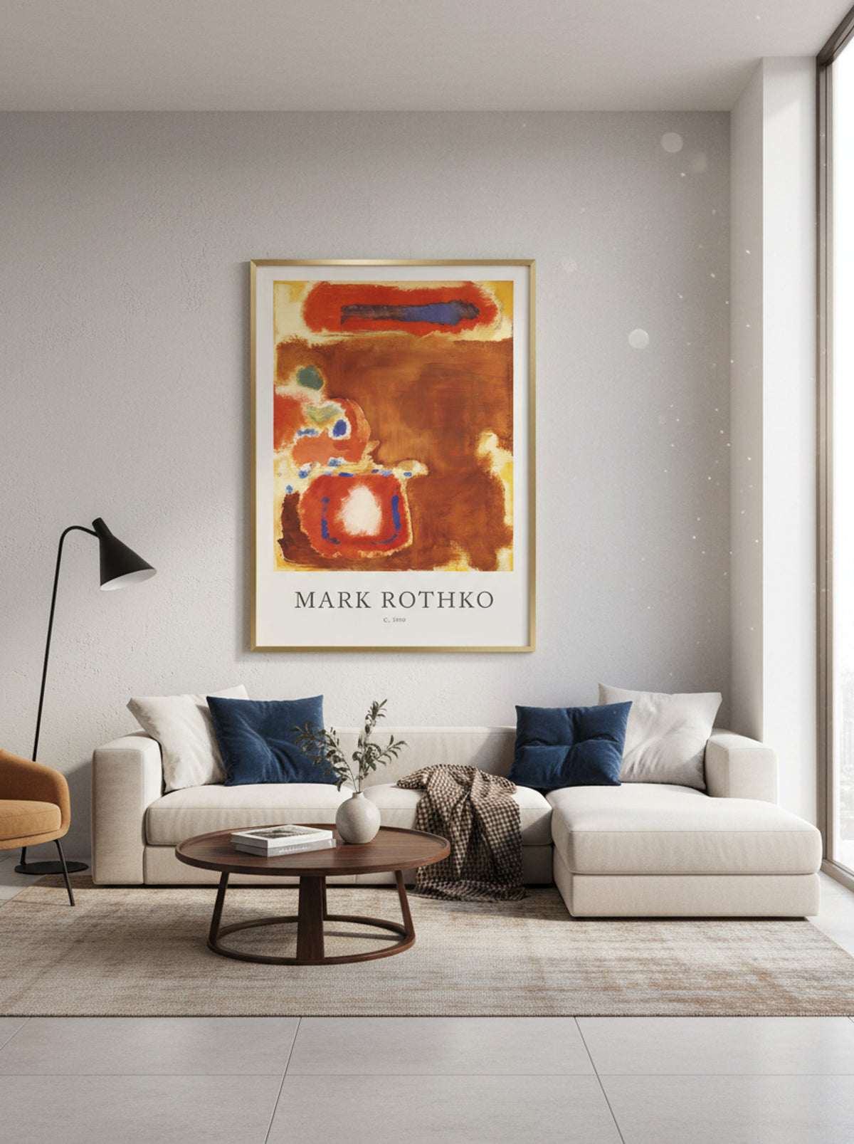 Untitled (Brown, Red and Blue) - Mark Rothko - Lifestyle