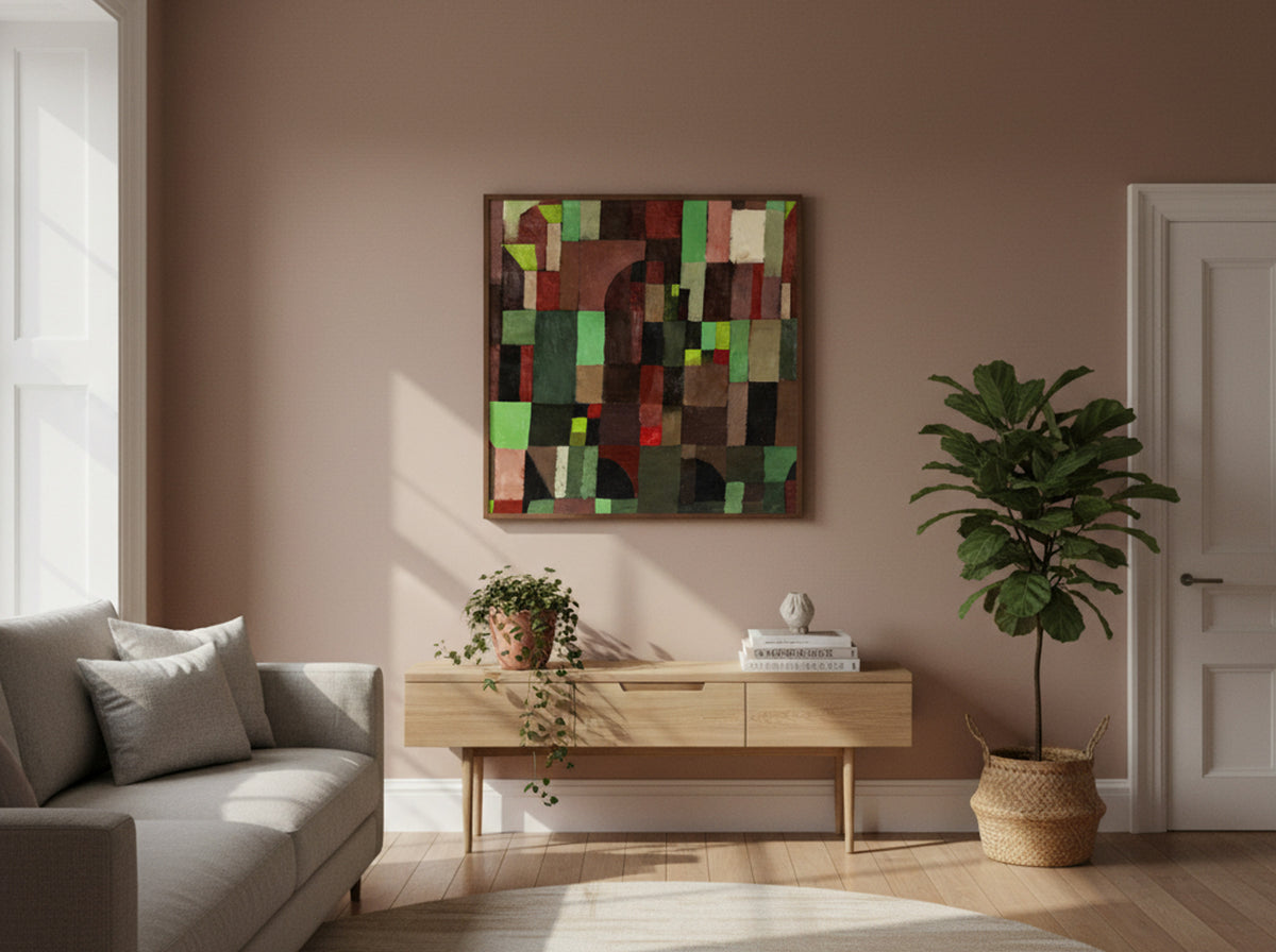Red and Green Architecture - Paul Klee - Lifestyle
