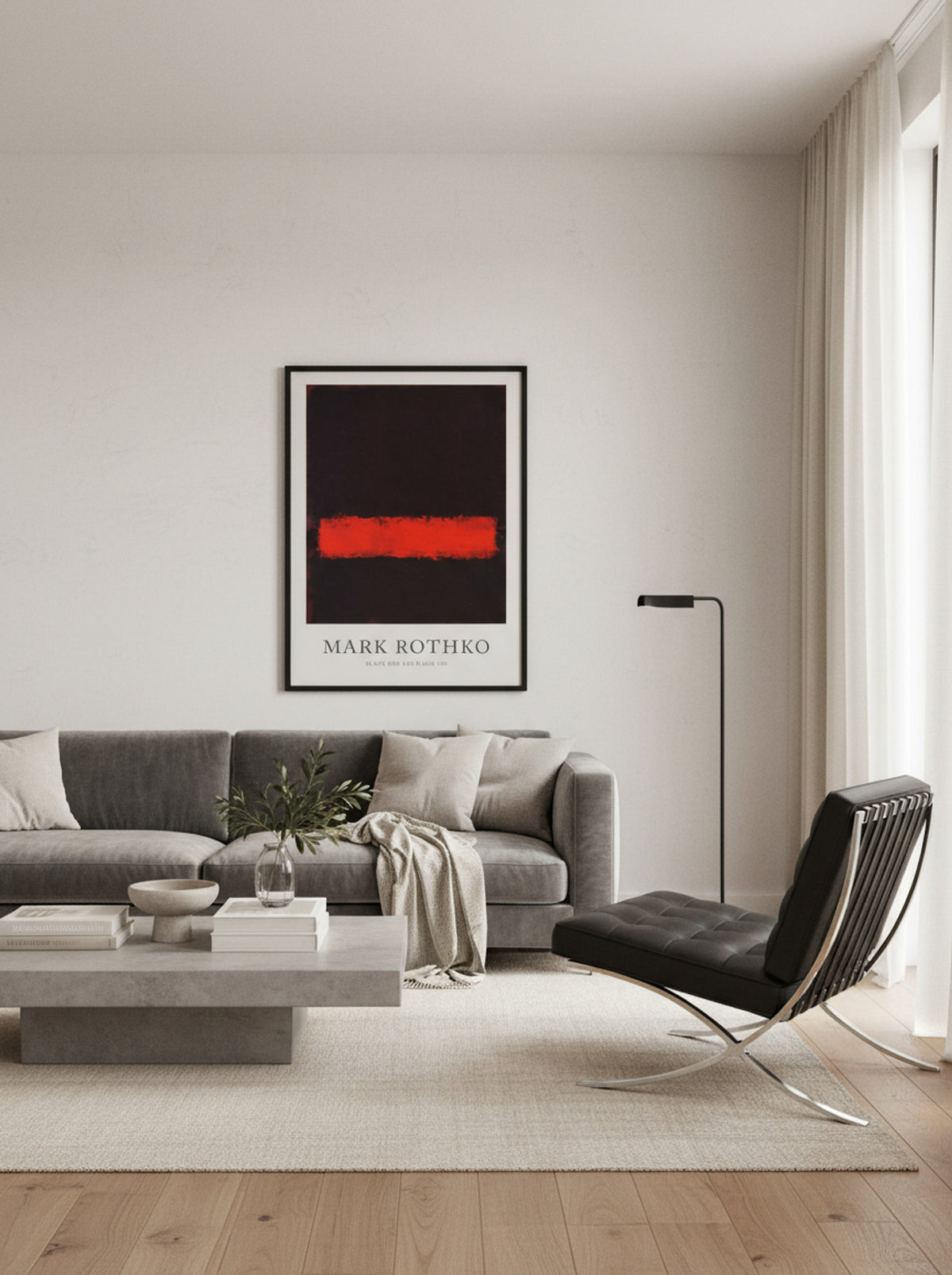 Black, Red and Black - Mark Rothko - Lifestyle