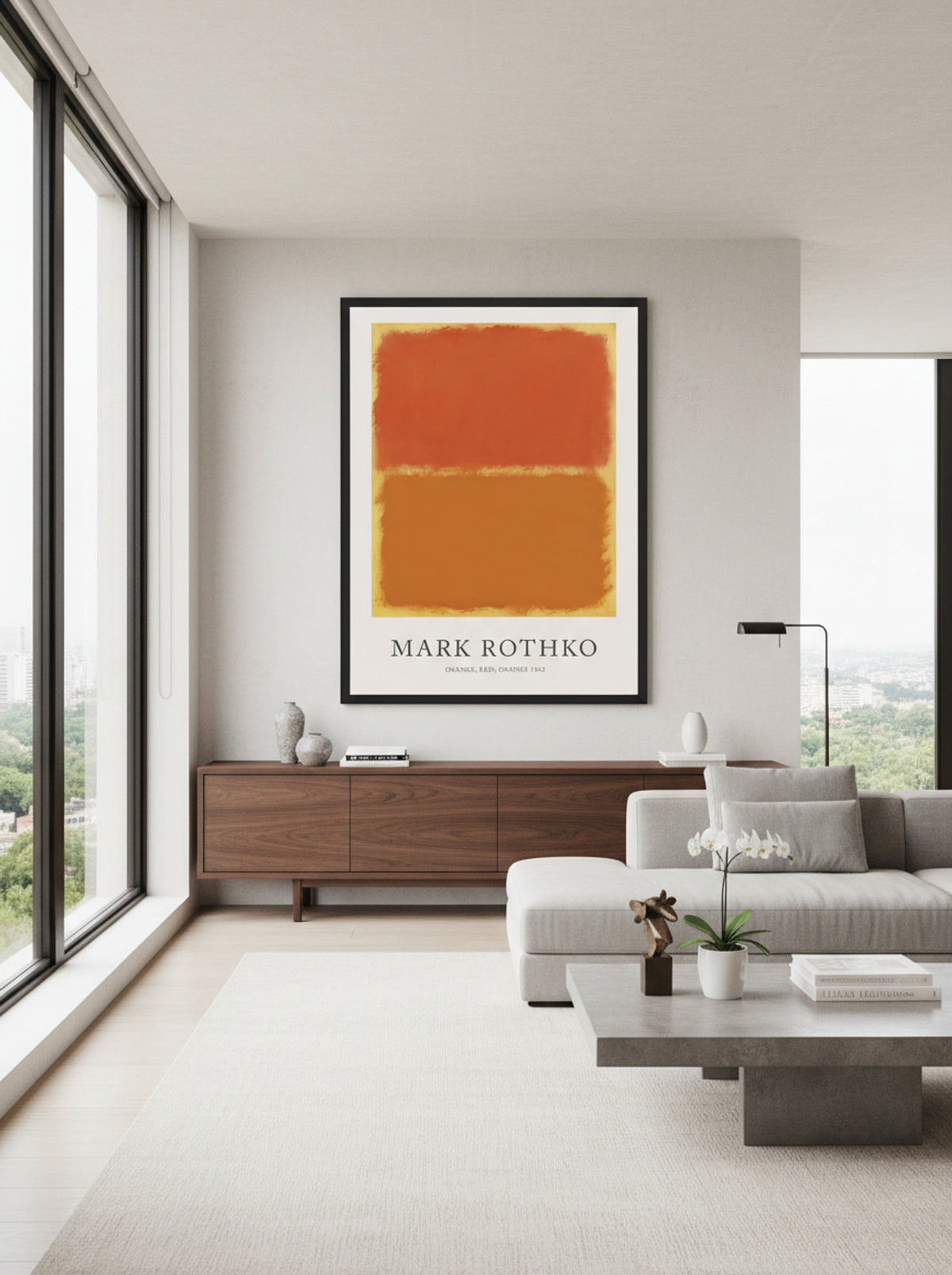 Orange, Red, Orange - Mark Rothko - Lifestyle
