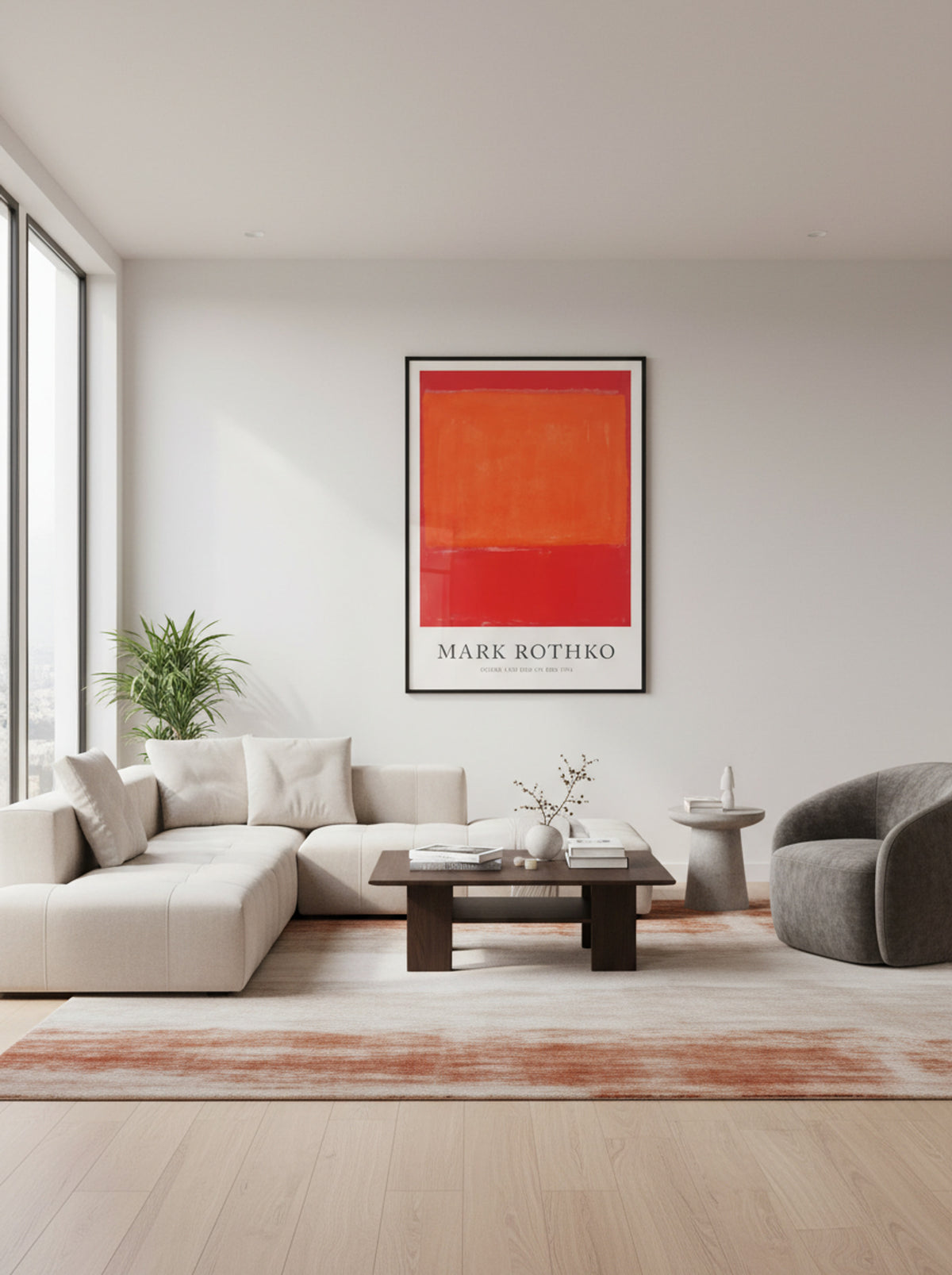 Ochre and Red on Red - Mark Rothko - Lifestyle