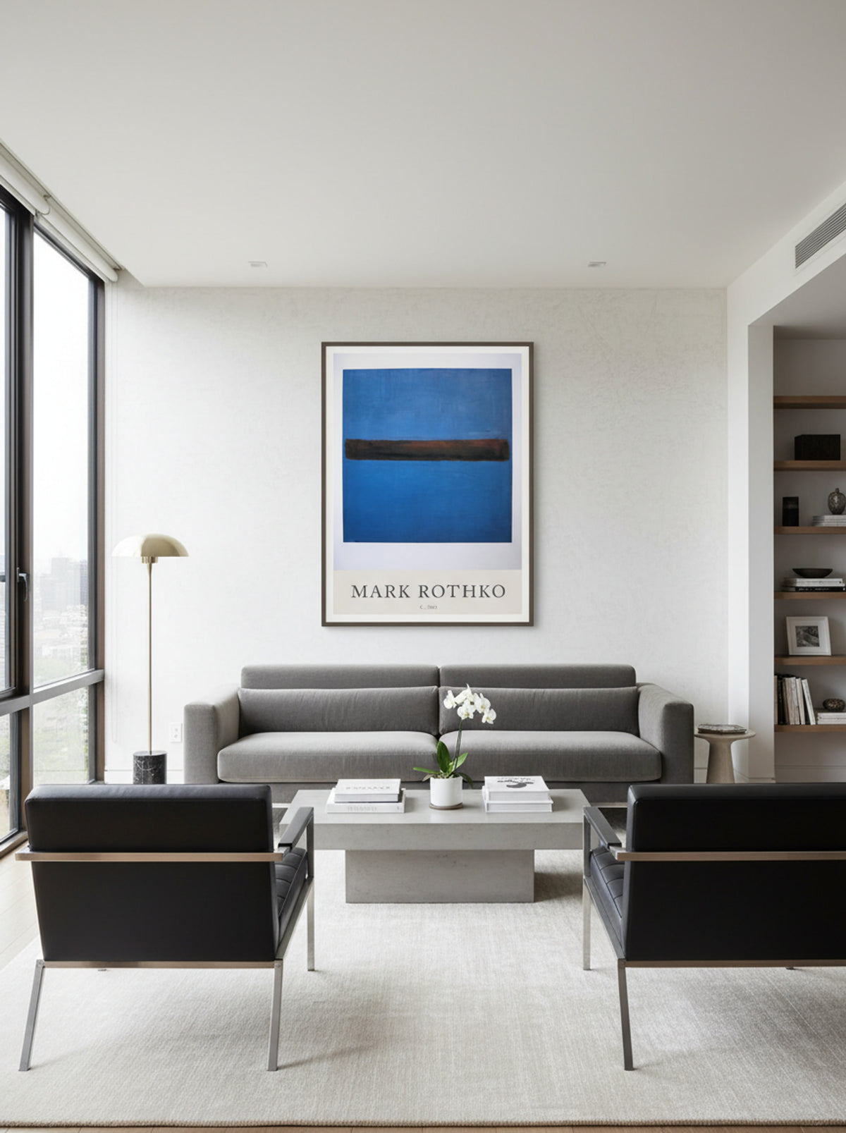 Untitled (Blue and Brown) - Mark Rothko - Lifestyle