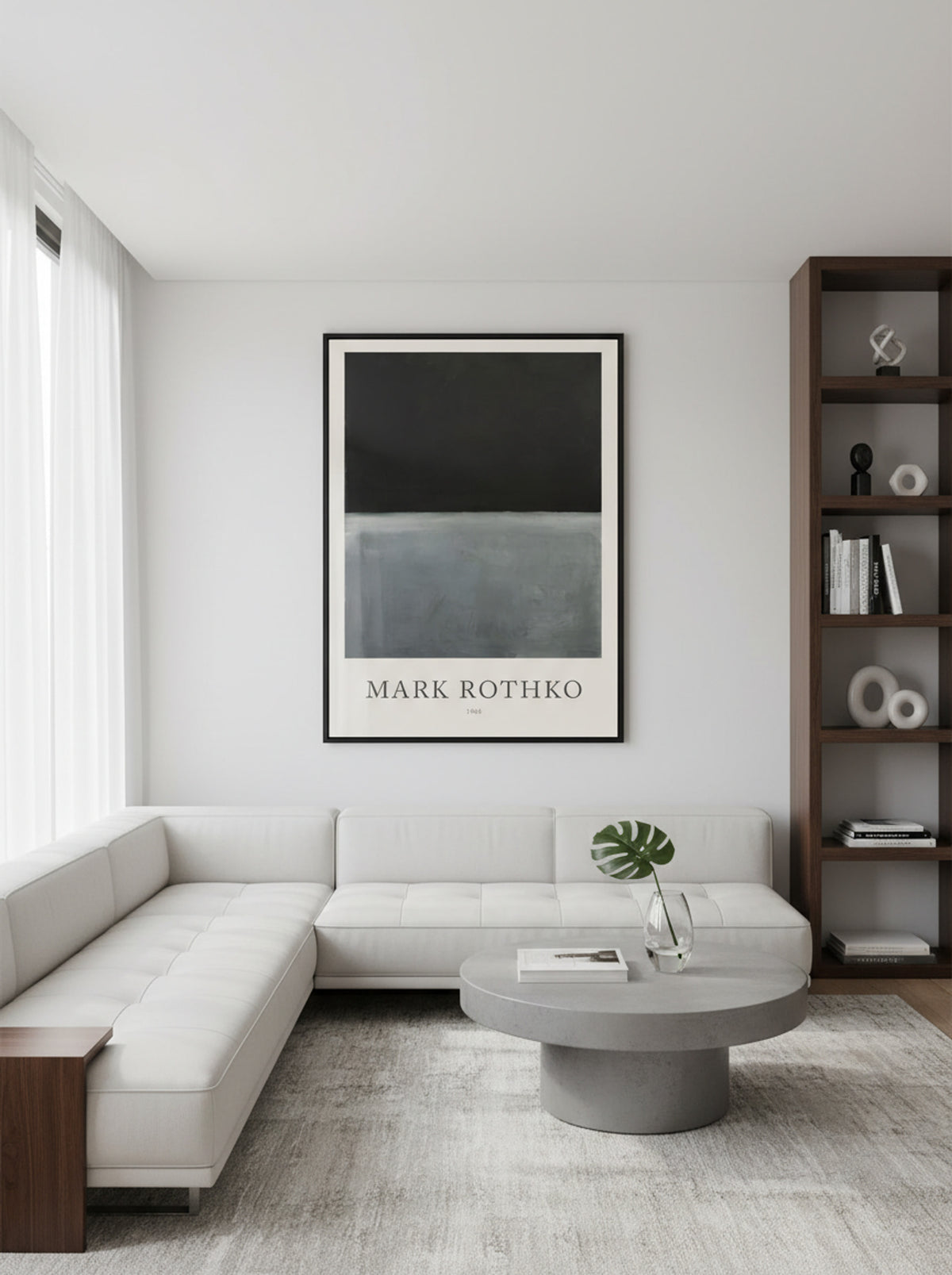 Untitled (Black and Grey) - Mark Rothko - Lifestyle
