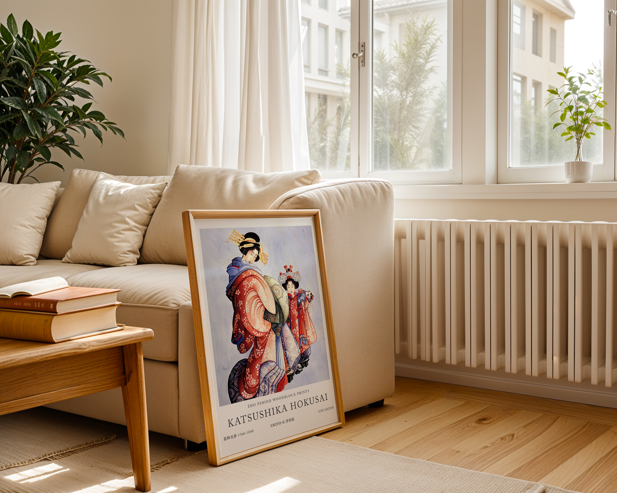 oiran-and-kamuro-fine-art-print mockup