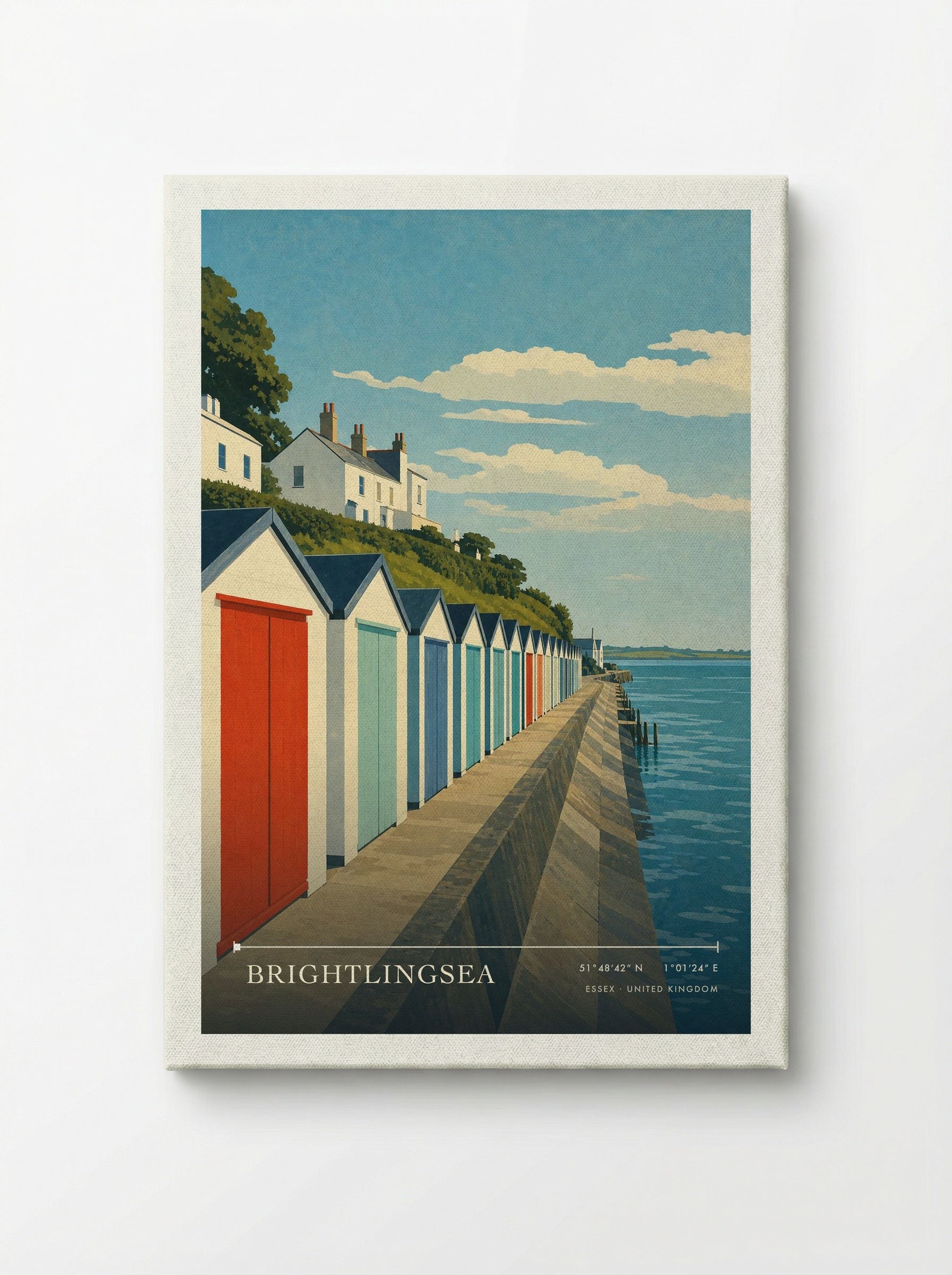 Brightlingsea Essex United Kingdom Travel Poster - Canvas