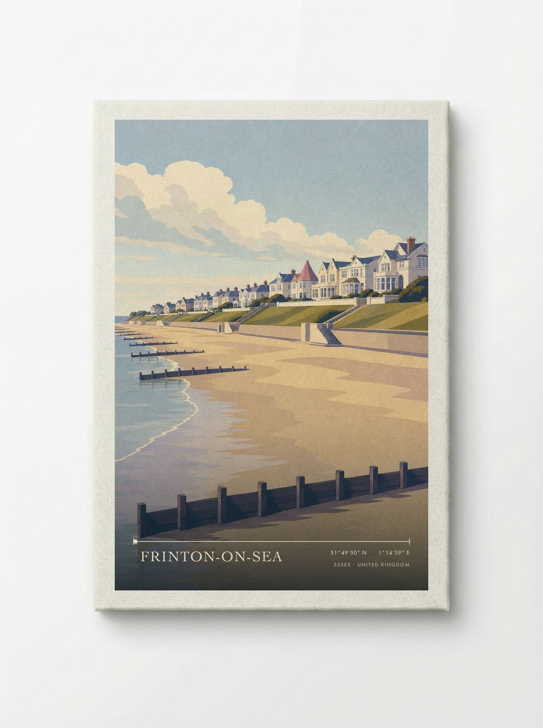 Frinton-on-Sea Essex United Kingdom Travel Poster - Canvas
