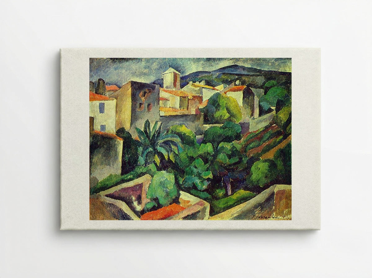 Cassis. The view from the window - Pyotr Konchalovsky - Canvas