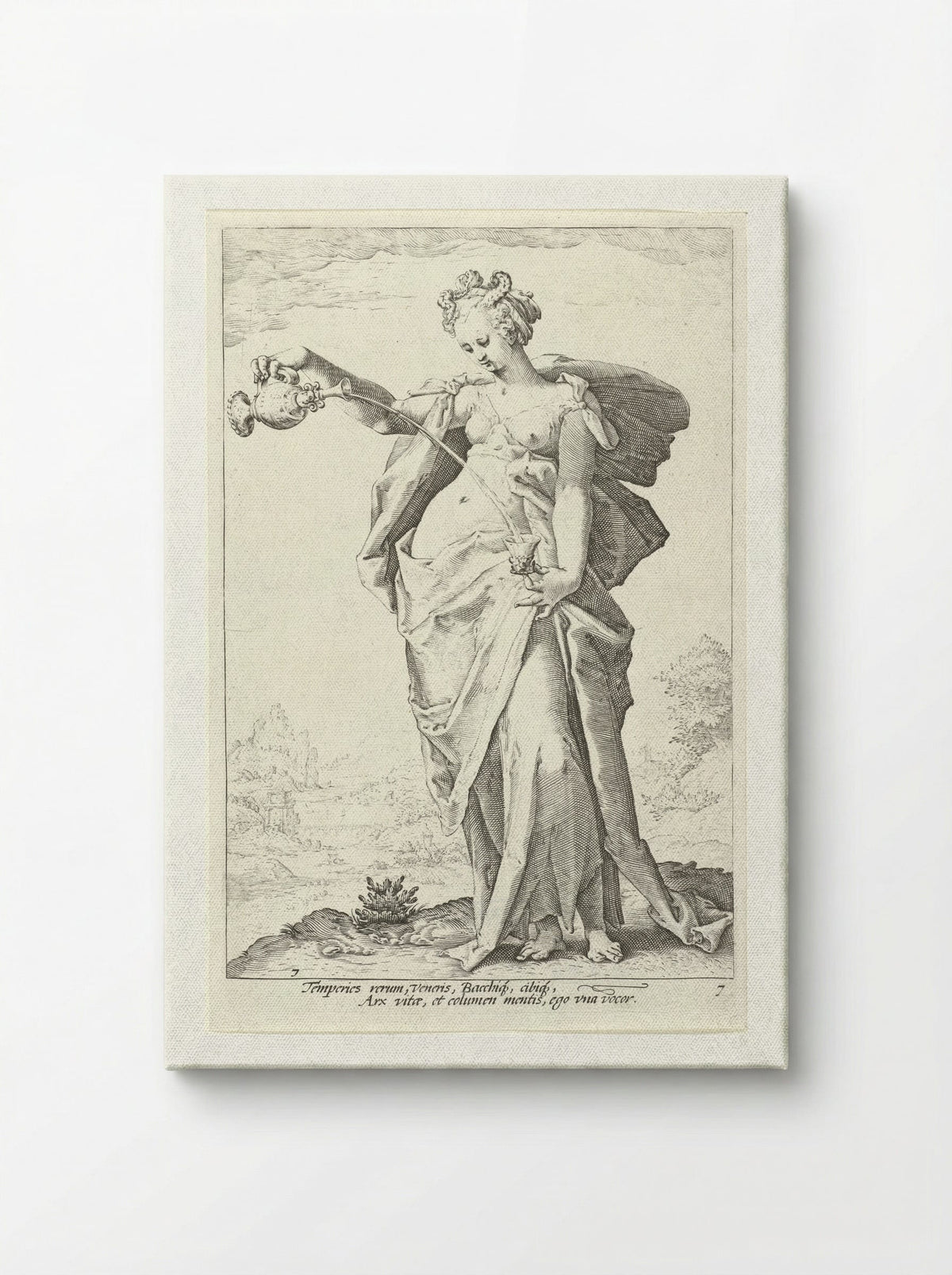 Matigheid (Temperantia) - Claes Jansz. Visscher (II) - Canvas