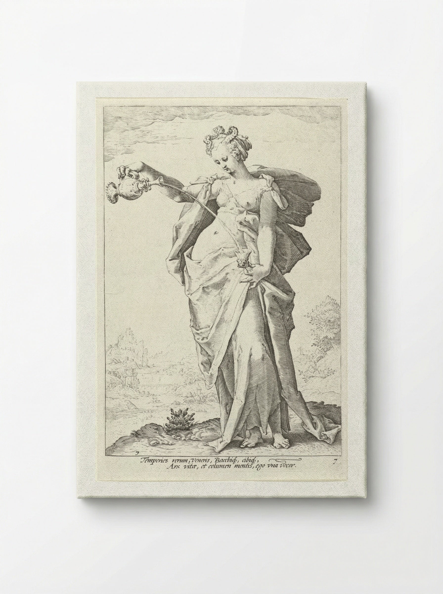 Matigheid (Temperantia) - Claes Jansz. Visscher (II) - Canvas