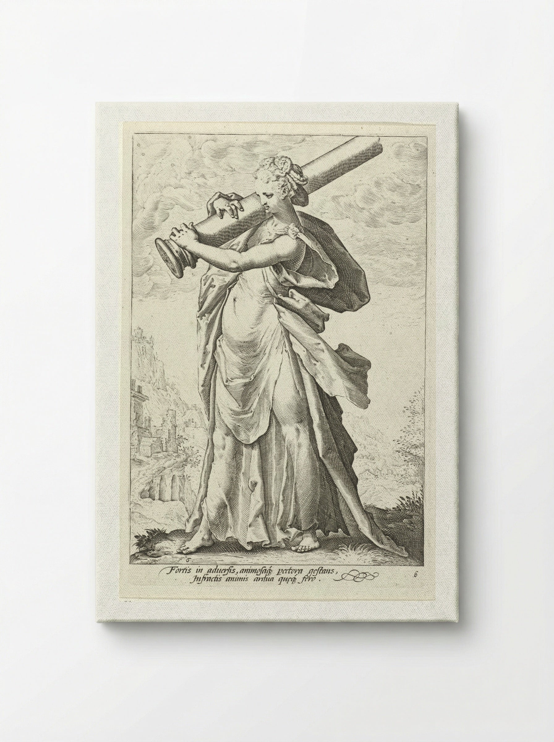Kracht (Fortitudo) - Claes Jansz. Visscher (II) - Canvas