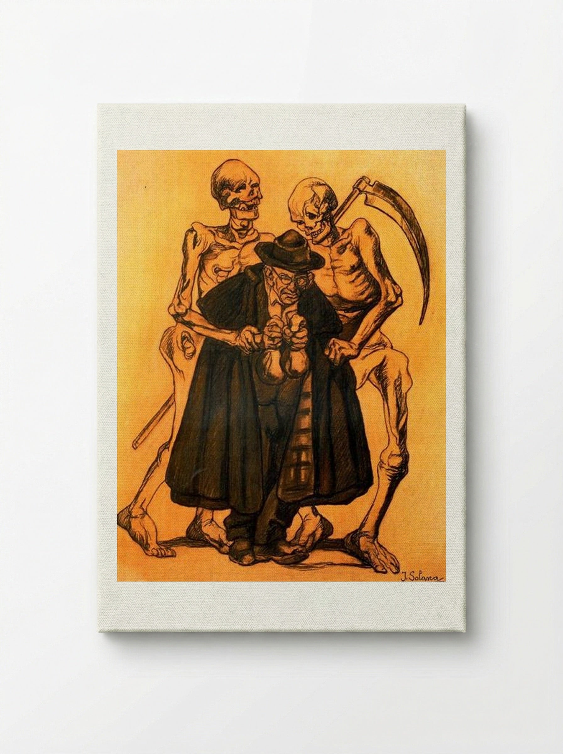 Uncle Miseries - José Gutiérrez Solana - Canvas